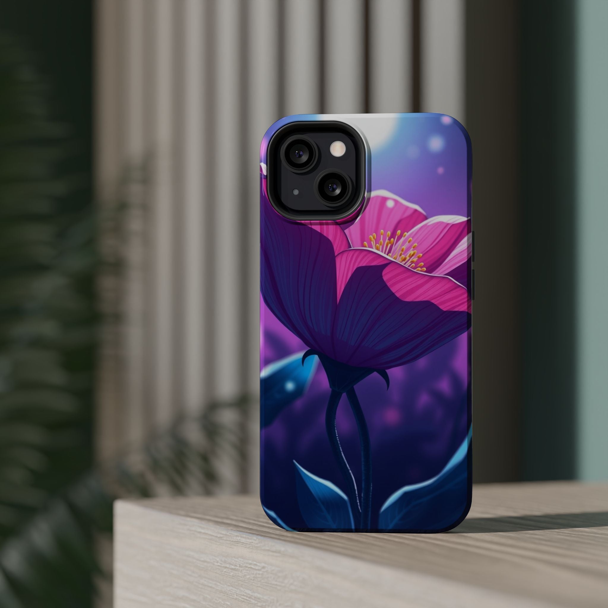 iPhone Night Bloomer Pastel Kawaii Bold Modern Everyday Snap Case · iPhone Case