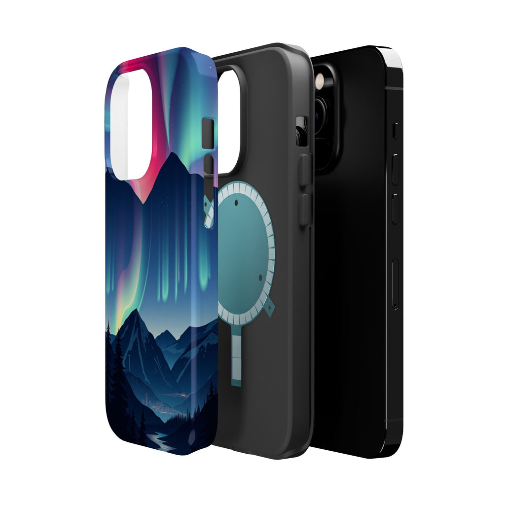 iPhone Dreamy Northern Lights Design Slim Everyday Designer Case · iPhone Case