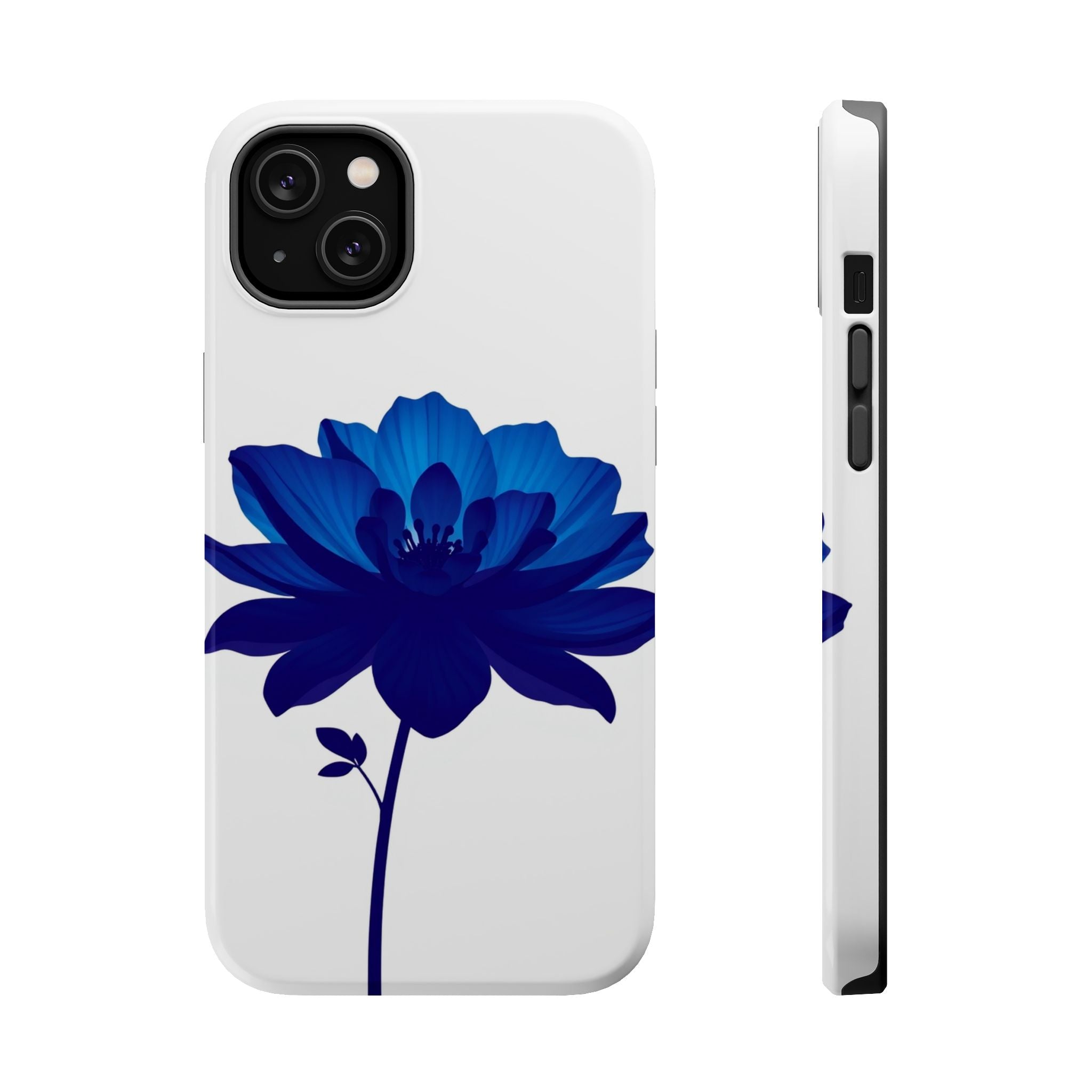 iPhone Serene Floral Silhouette Design Slim Everyday Designer Case · iPhone Case