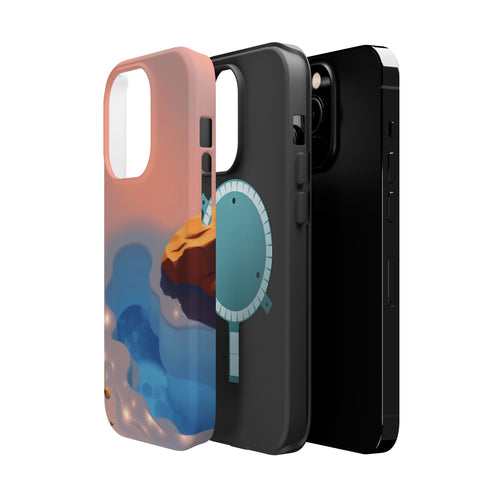 iPhone Burnt Orange And Sand Tidal Pool Slim Everyday iPhone Designer · iPhone C
