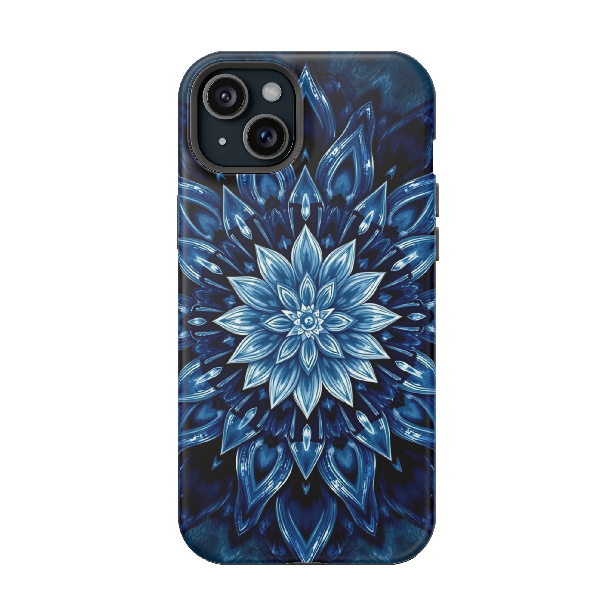 iPhone Floral Mandala Electric Art Bold Modern Everyday Snap Case · iPhone Case