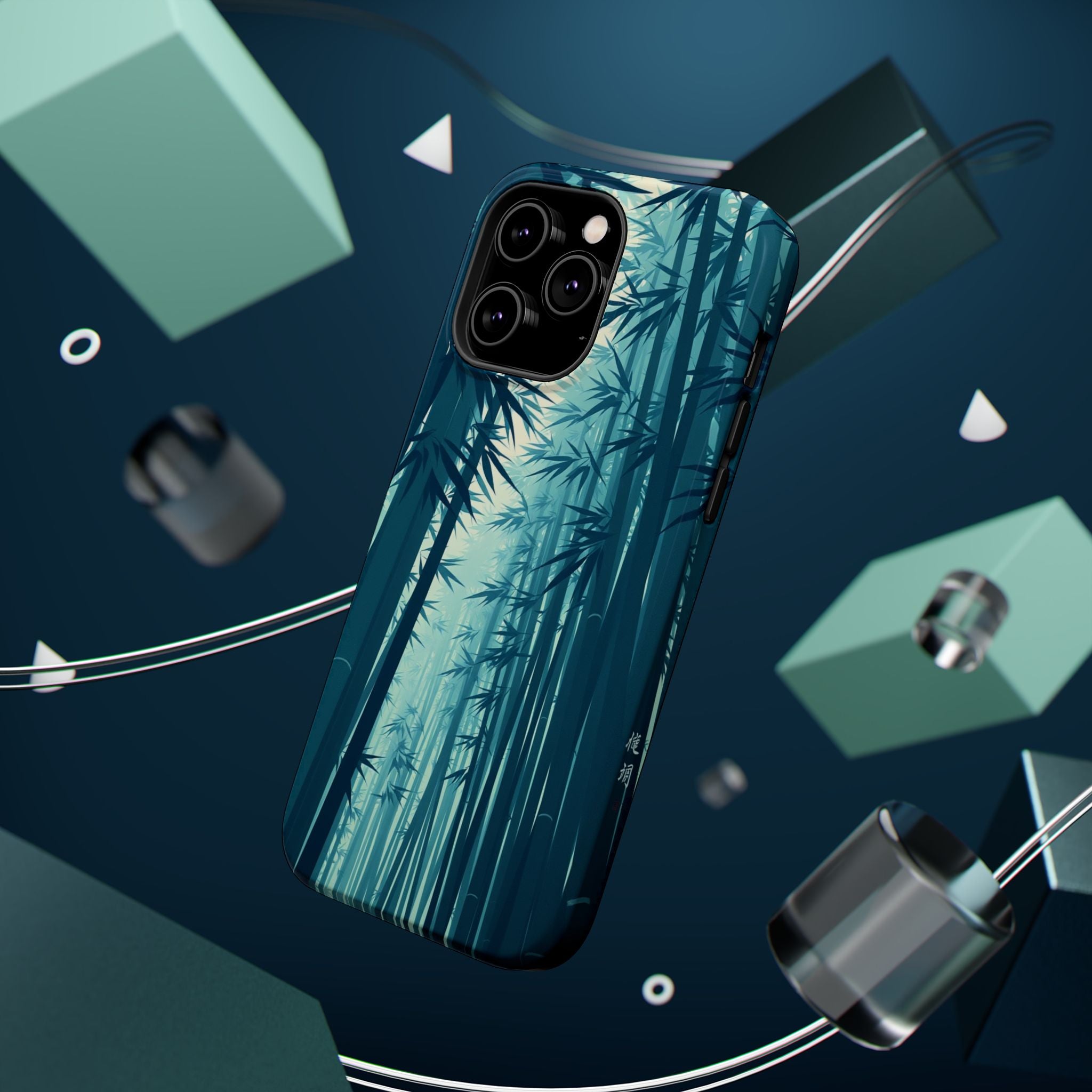 iPhone Mint And Blush Bamboo Grove 18 Slim Everyday Designer Case · iPhone Case