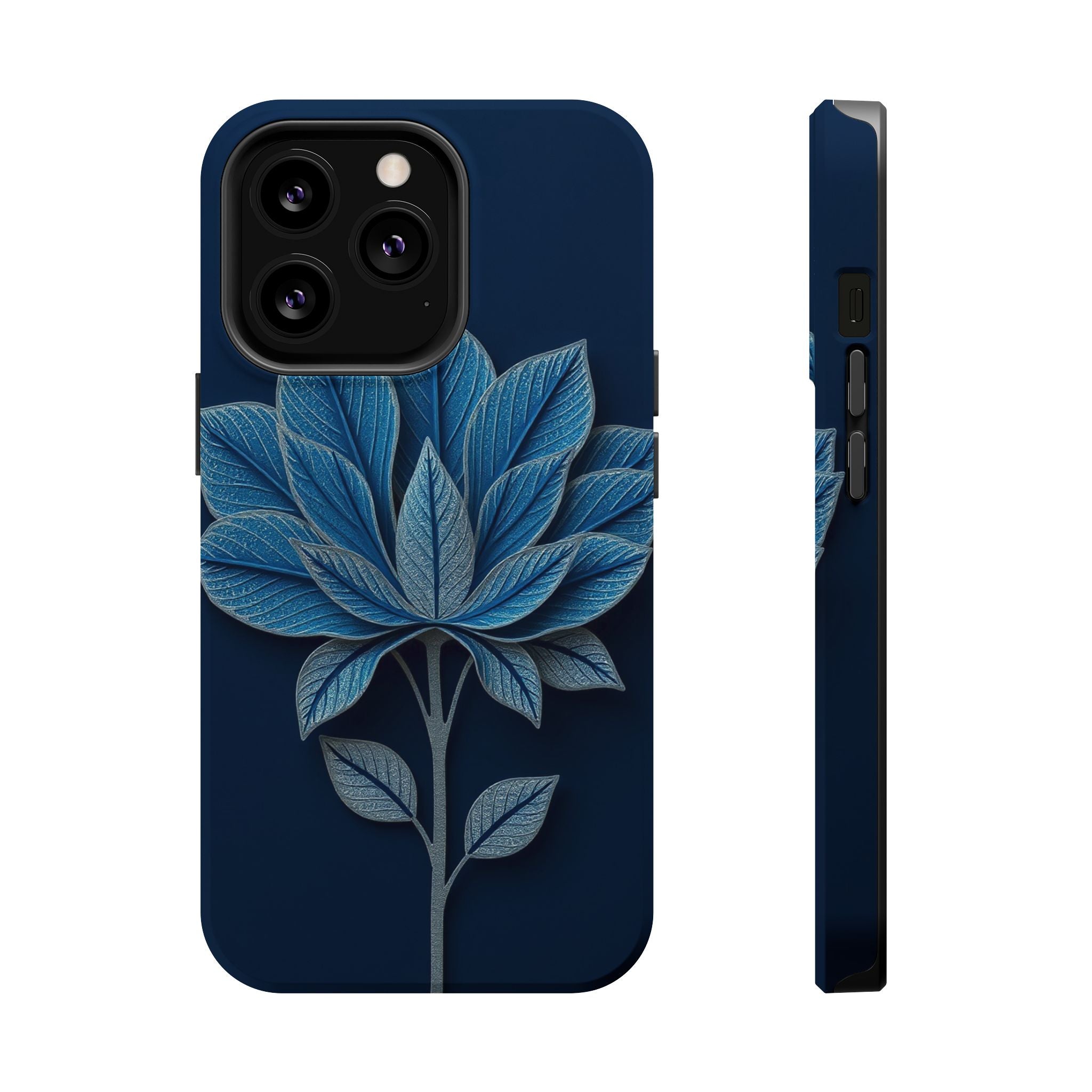 iPhone Night Bloomer Paper Cut Art Bold Modern Everyday Snap Case · iPhone Case