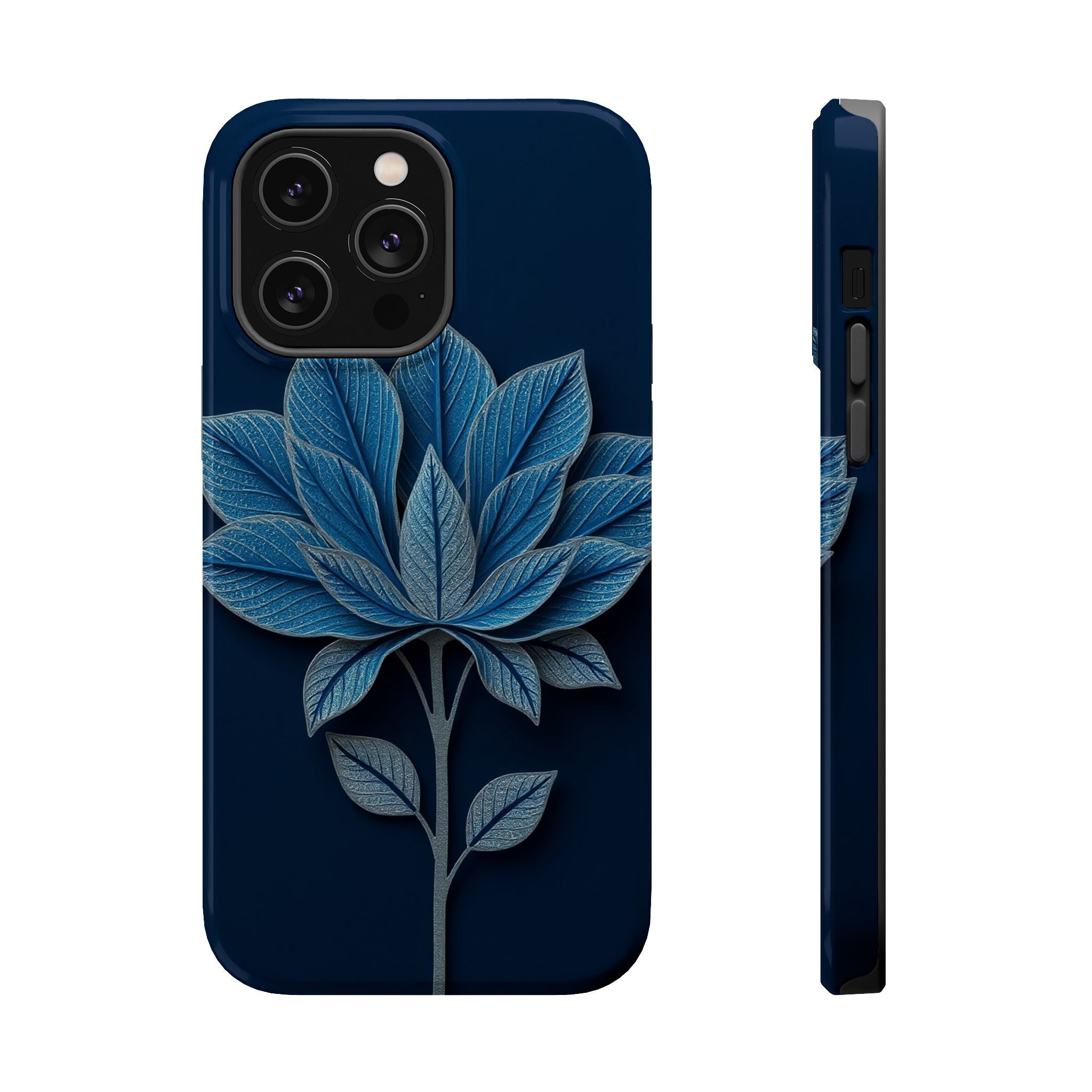 iPhone Night Bloomer Paper Cut Art Bold Modern Everyday Snap Case · iPhone Case