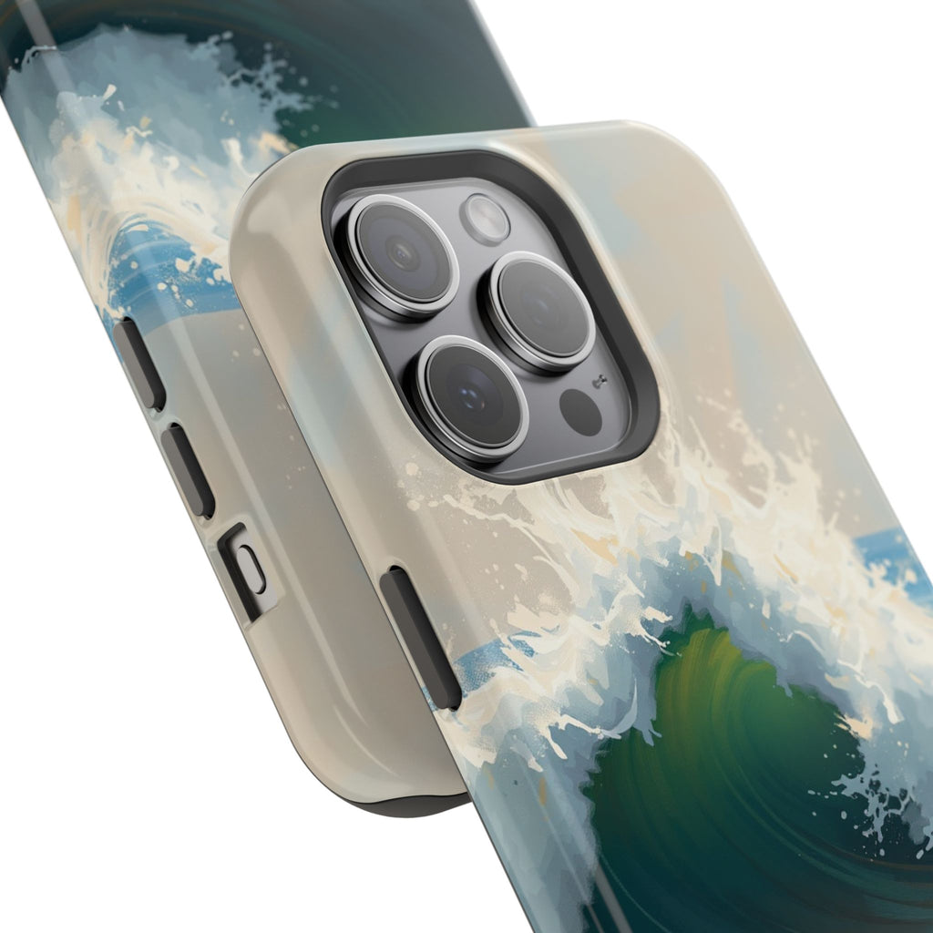 iPhone Radiant Ocean Wave Crash Design Slim Everyday Designer Case · iPhone Case