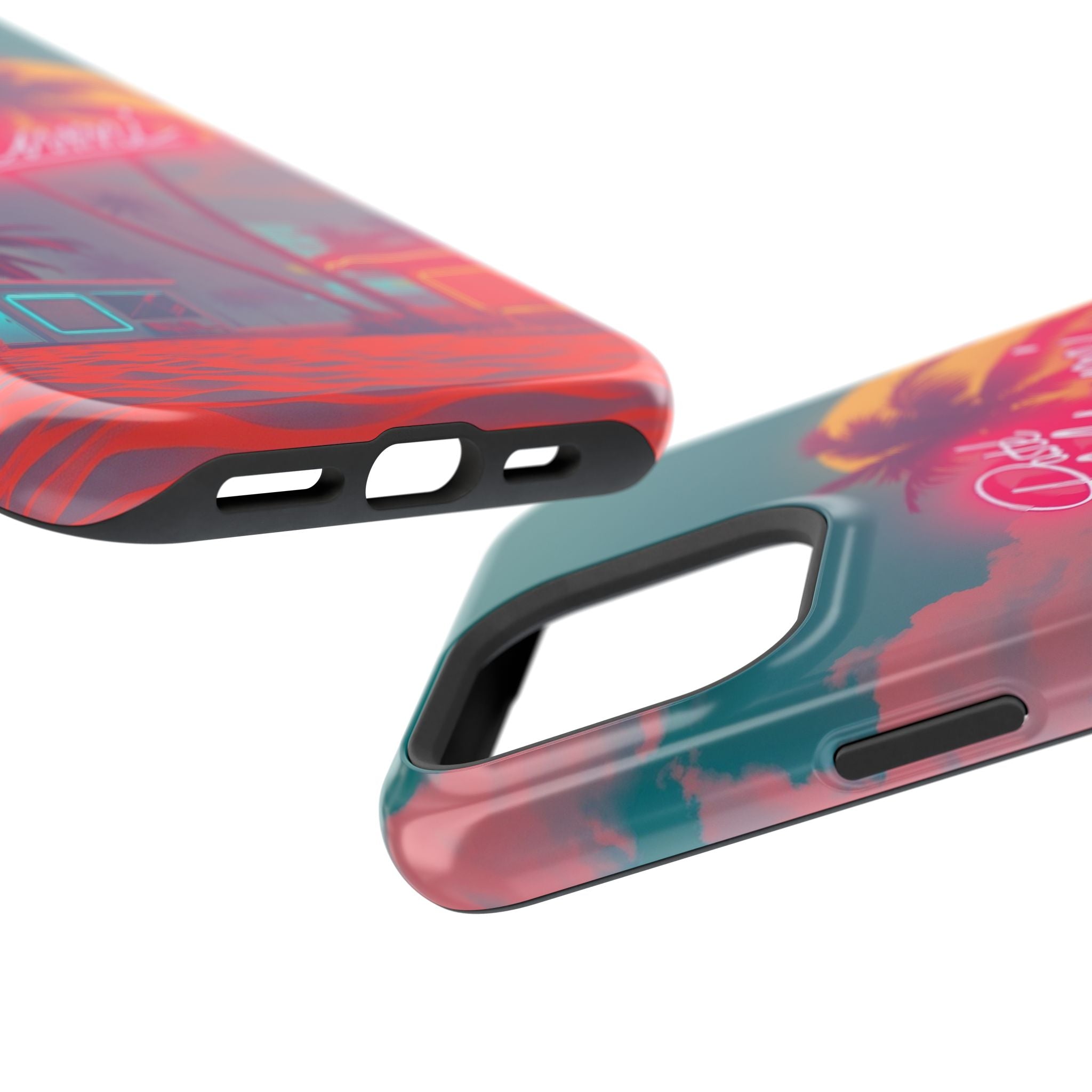 iPhone 1980s Pastel Miami Enchanted Art Slim Everyday Designer Case · iPhone Cas