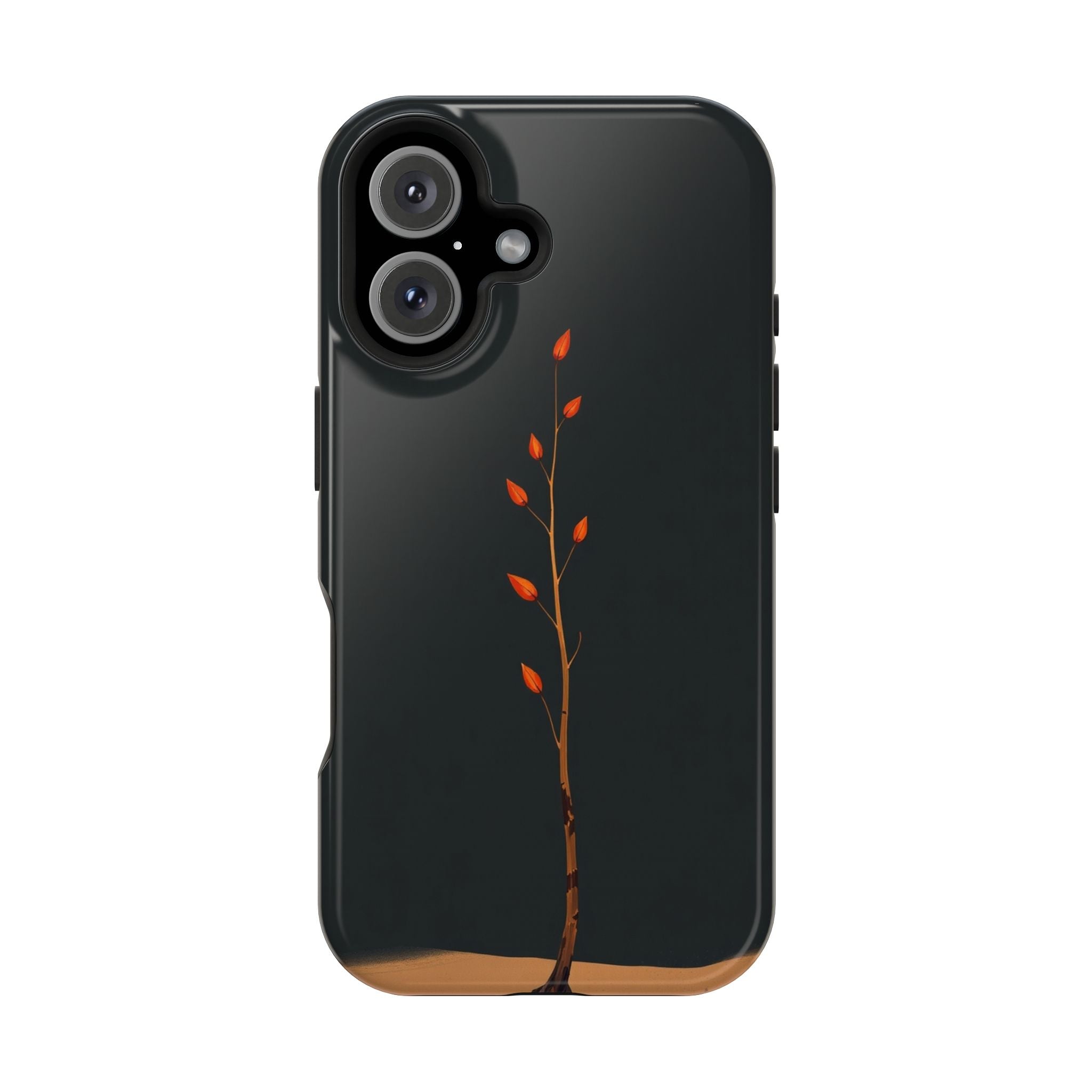 iPhone Burnt Orange And Sand Minimalist Stem Slim iPhone Everyday · iPhone Case