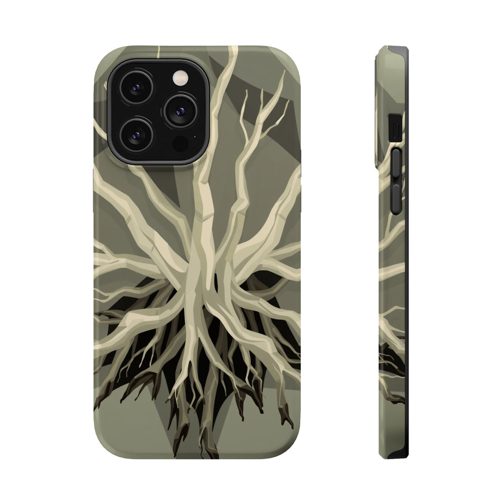 iPhone Sage And Ivory Mangrove Roots Slim Everyday Designer Case · iPhone Case