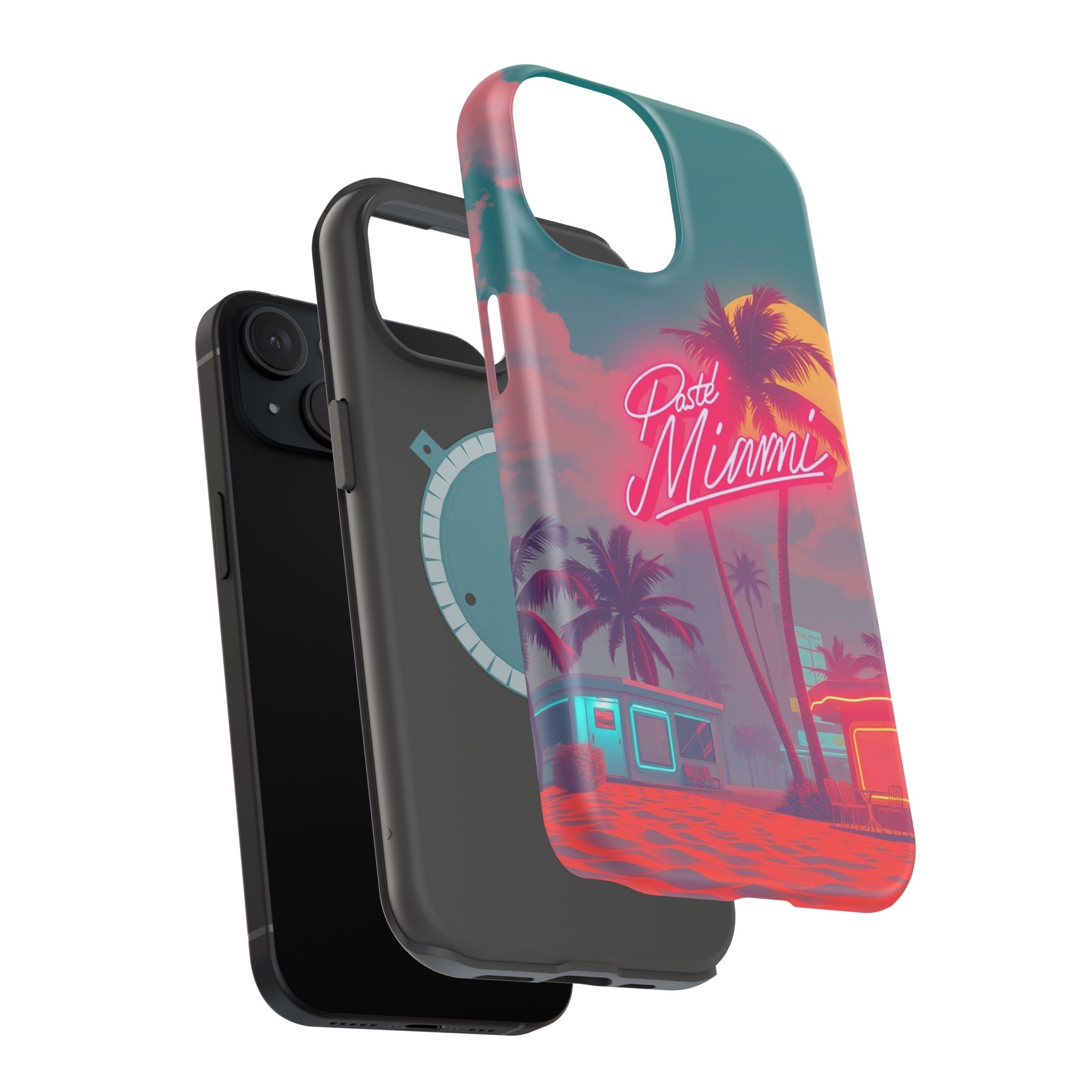 iPhone 1980s Pastel Miami Enchanted Art Slim Everyday Designer Case · iPhone Cas