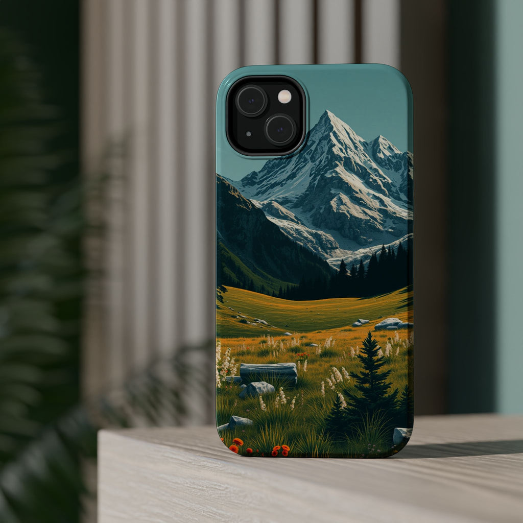 iPhone Alpine Meadow Bold Art 19 Bold Modern Everyday Snap Case · iPhone Case