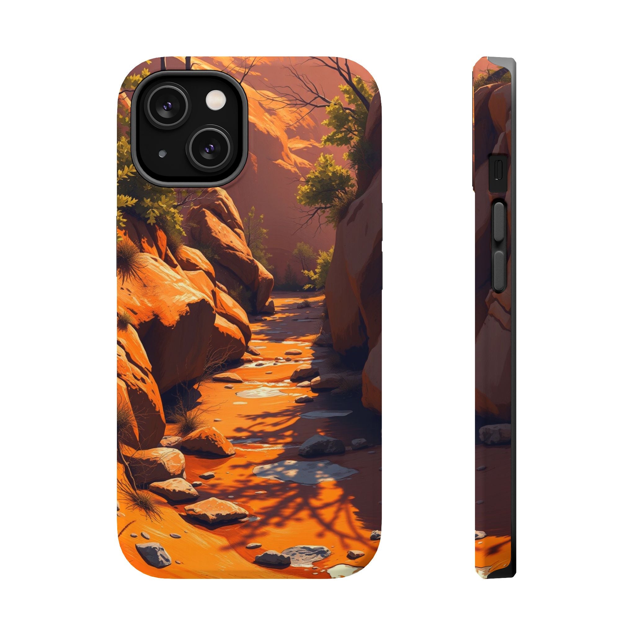 iPhone Spring Creek Bold Art Slim Everyday Designer Case · iPhone Case