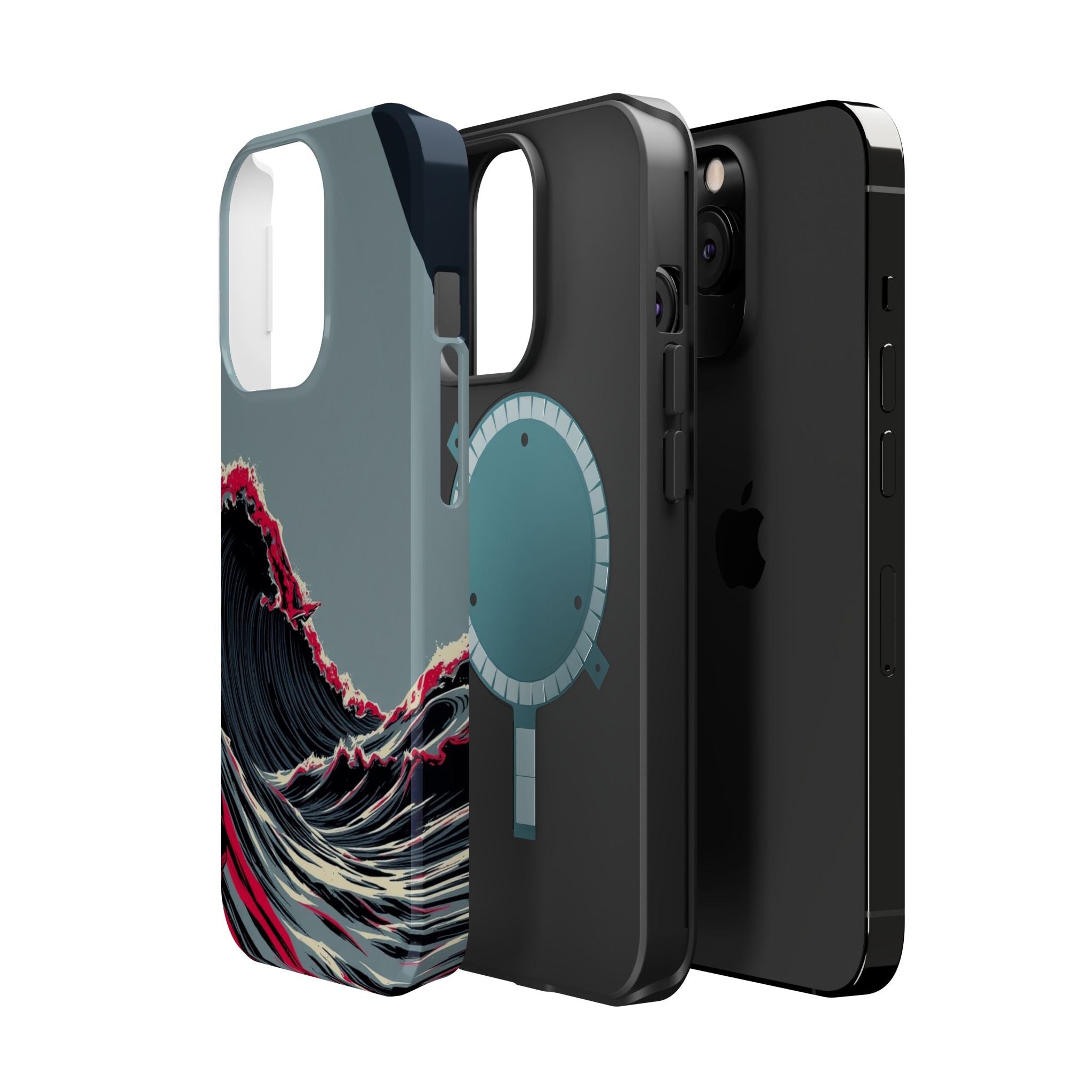 iPhone Vibrant Wave Interference Design Slim Everyday iPhone Designer · iPhone C