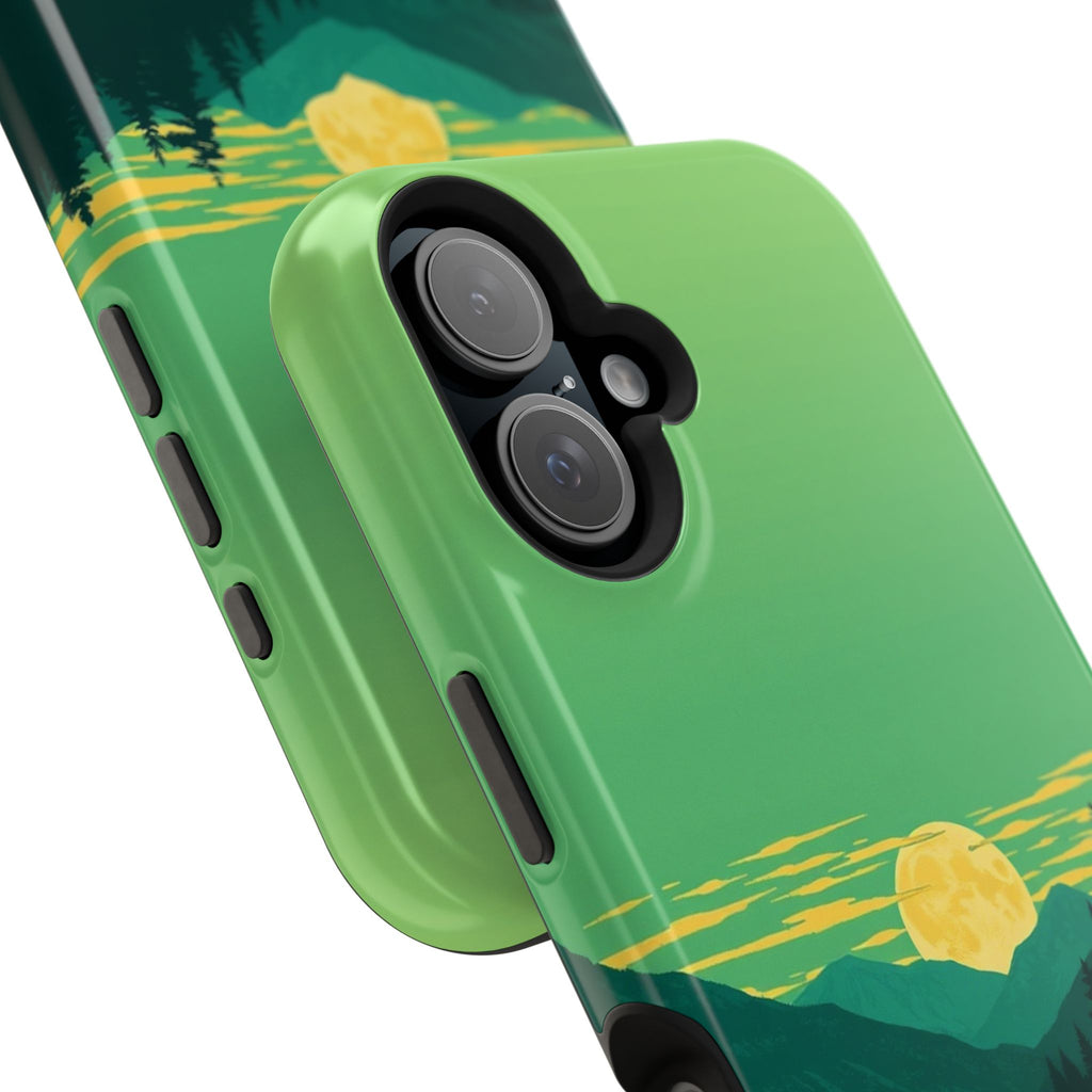 iPhone Lake at Twilight Risograph Print Slim Everyday iPhone Designer · iPhone C