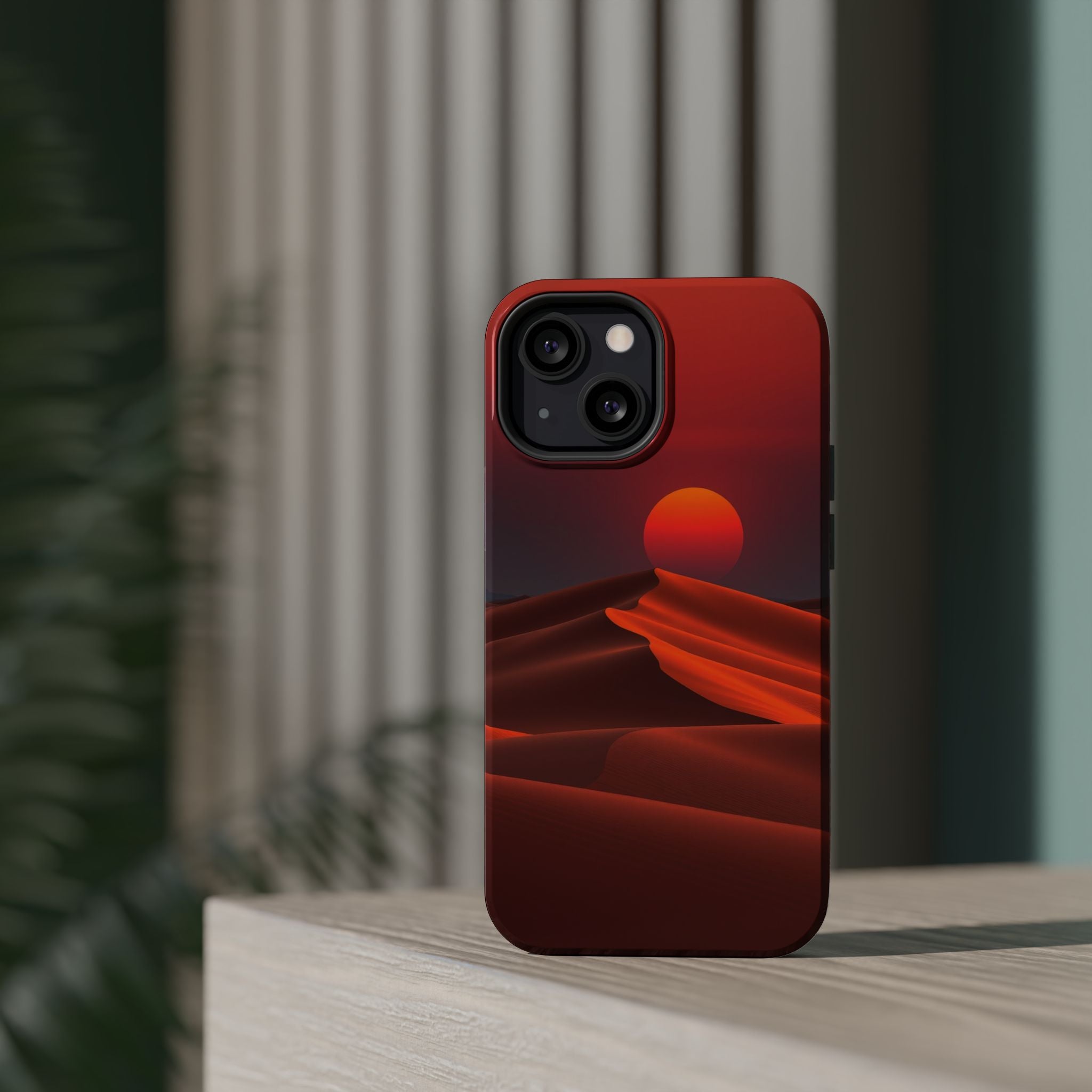 iPhone Sand Dunes at Dusk Electric Art Slim Everyday Designer Case · iPhone Case
