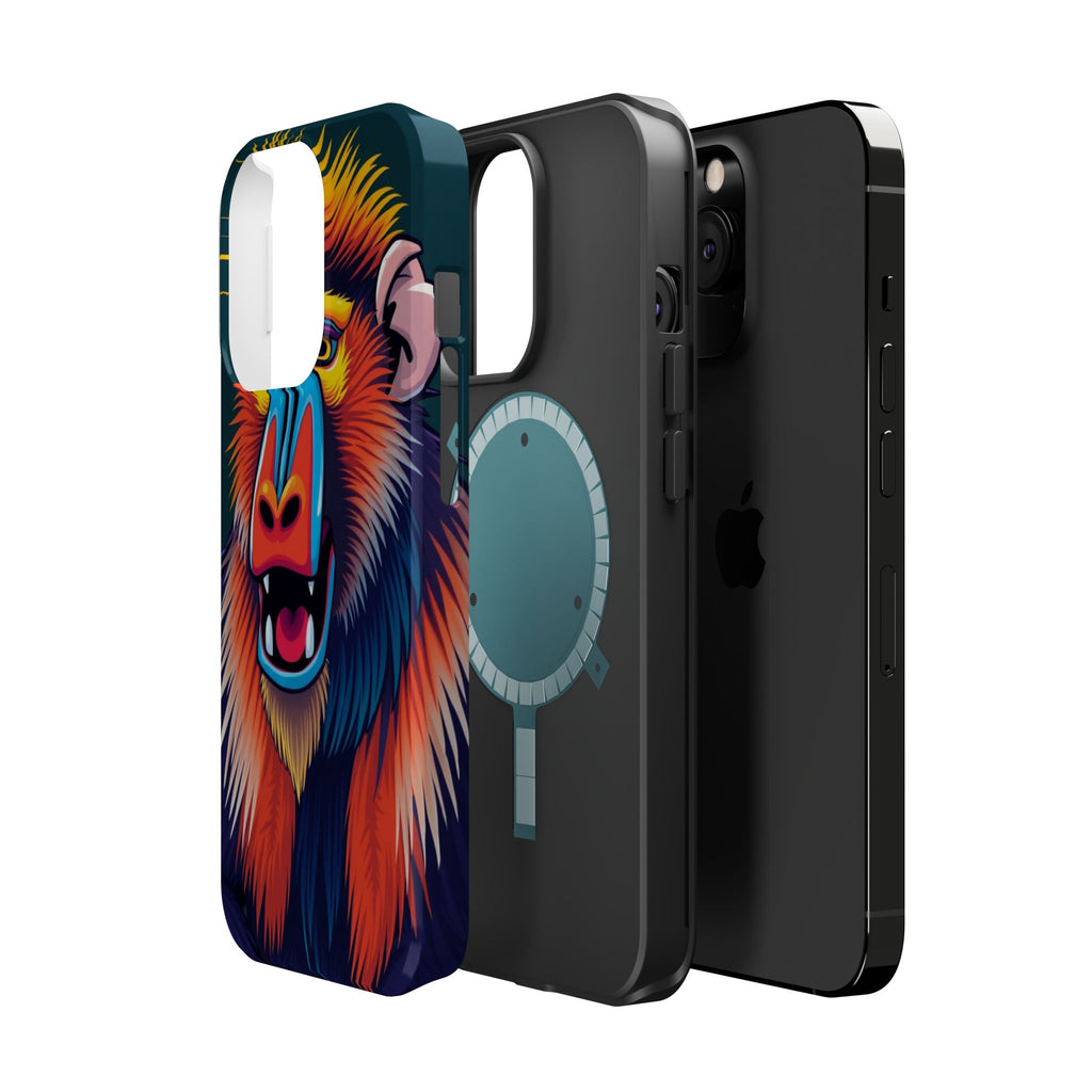 iPhone Mandrill Colorful Face Kids Fun iPhone Phone Case Gift Slim · iPhone Case