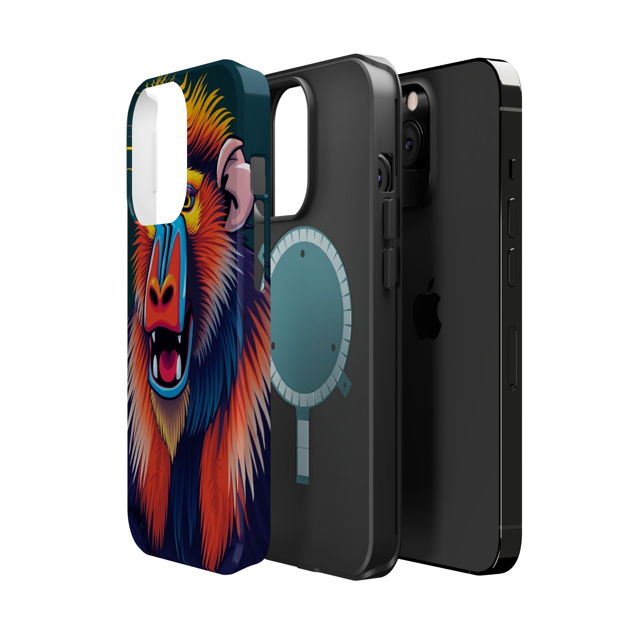 iPhone Mandrill Colorful Face Kids Fun iPhone Phone Case Gift Slim · iPhone Case