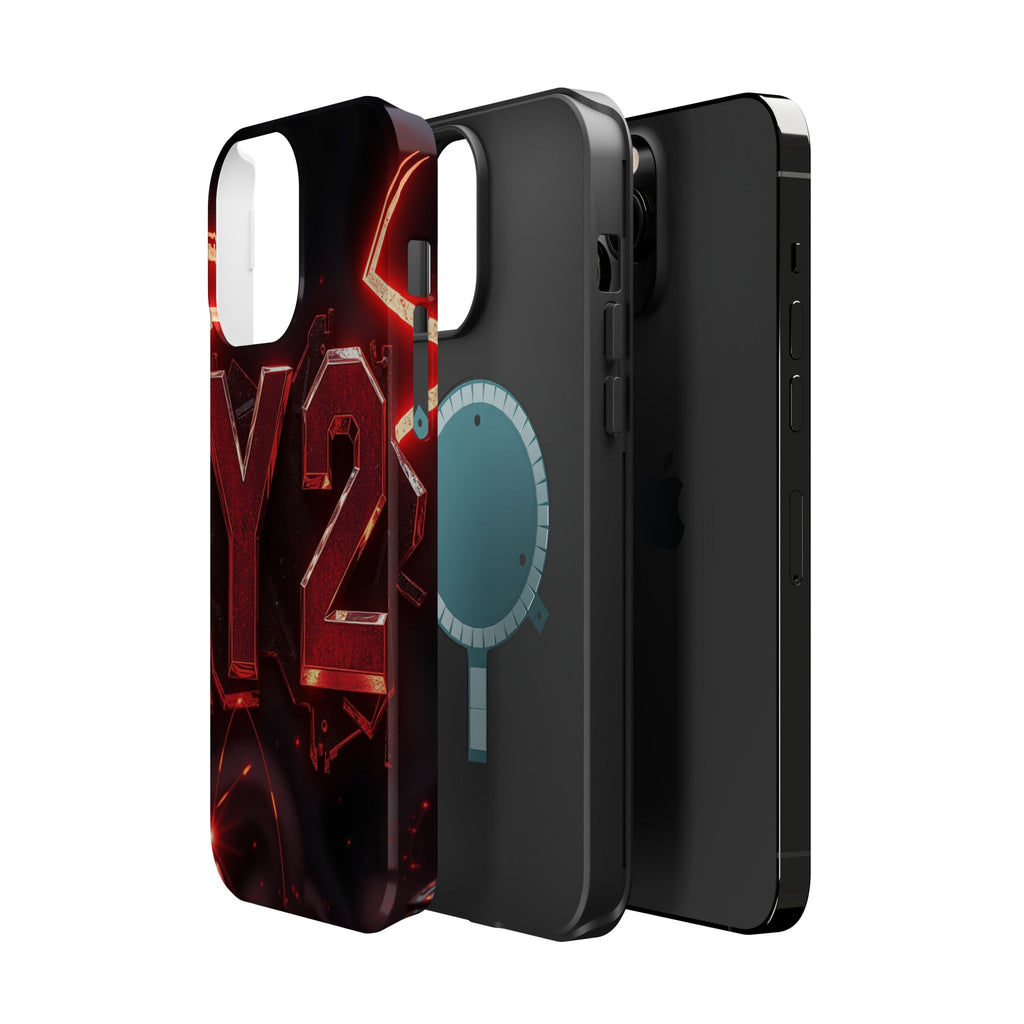 iPhone Y2K Holographic Bold Art Slim Everyday Designer Case · iPhone Case