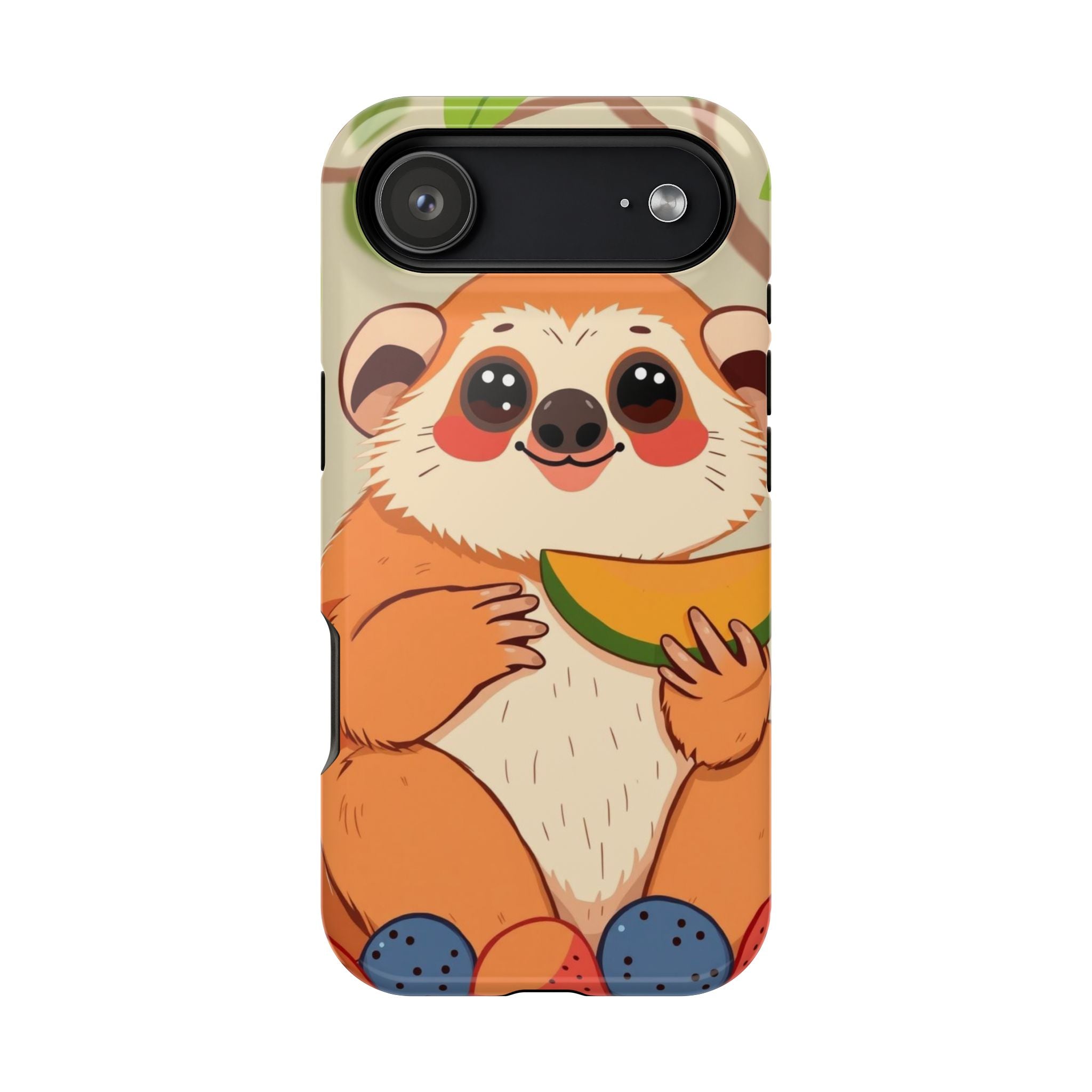 iPhone Slow Loris with Fruit Kids Fun iPhone Phone Case Gift Slim · iPhone Case