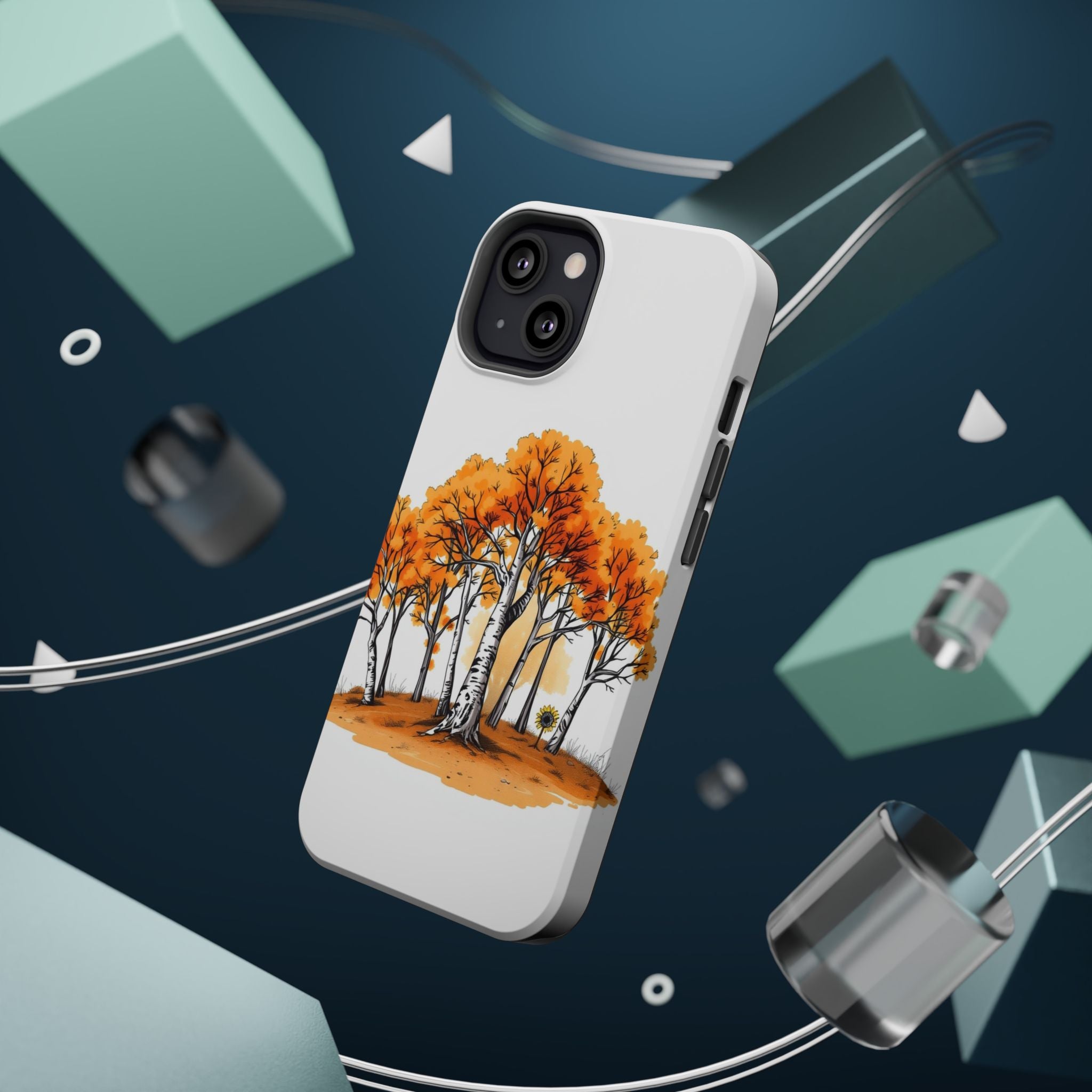iPhone Dreamy Birch Grove Design Bold Modern Everyday Snap Case · iPhone Case