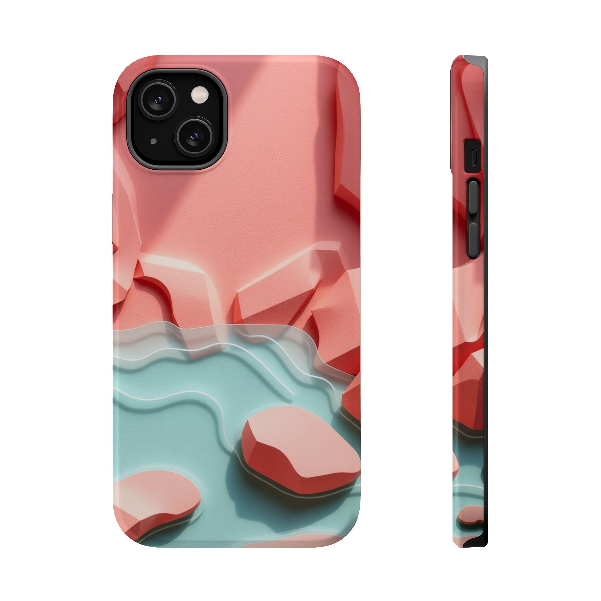 iPhone Tidal Pool Paper Cut Art Slim Everyday Designer Case · iPhone Case