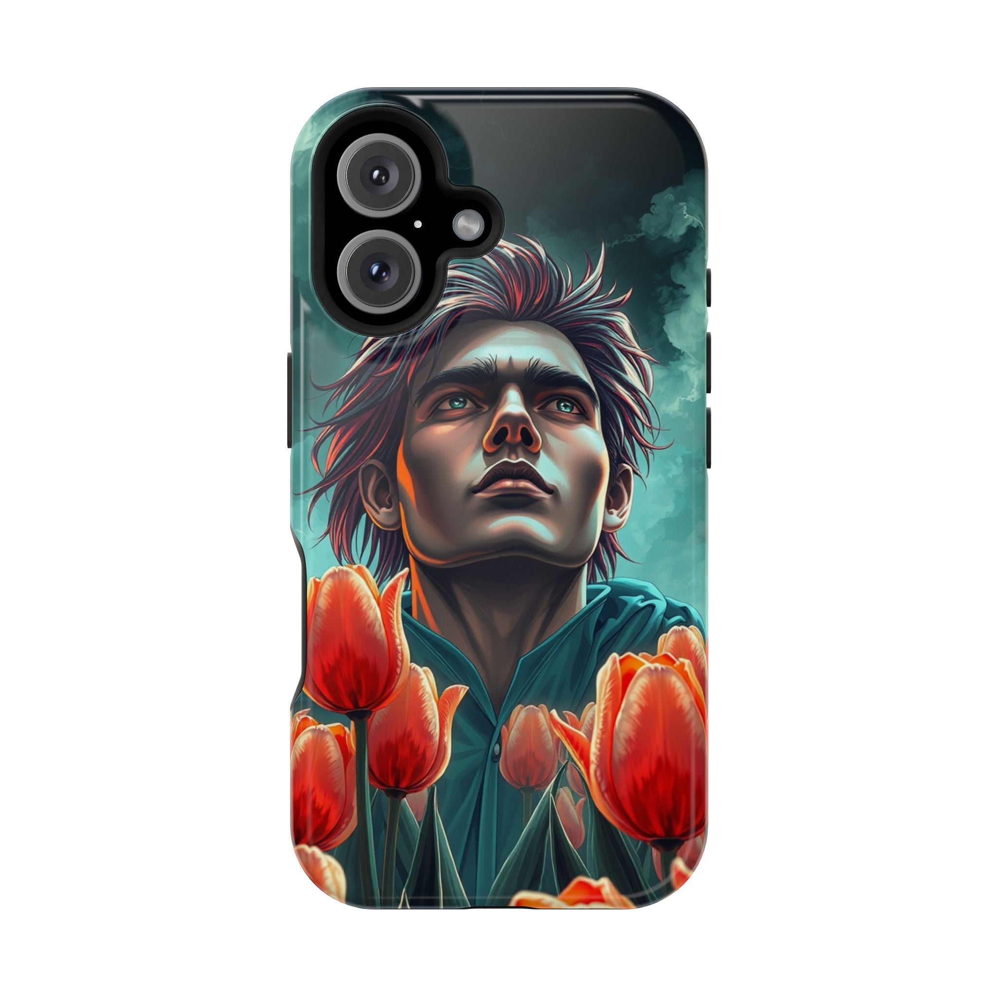 iPhone Tulip Row Electric Art Slim Everyday Designer Case · iPhone Case