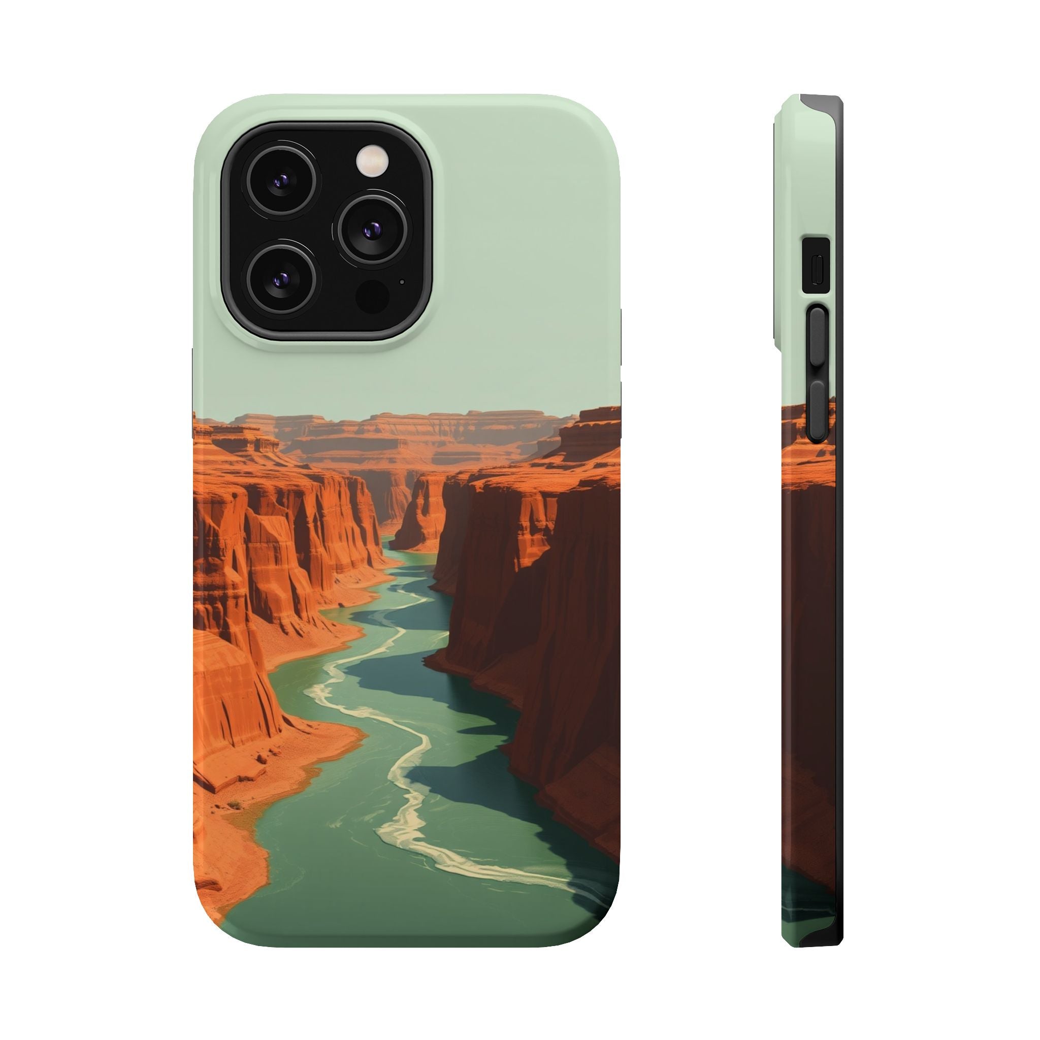 iPhone Burnt Orange And Sand River Canyon Slim iPhone Everyday Designer · iPhone