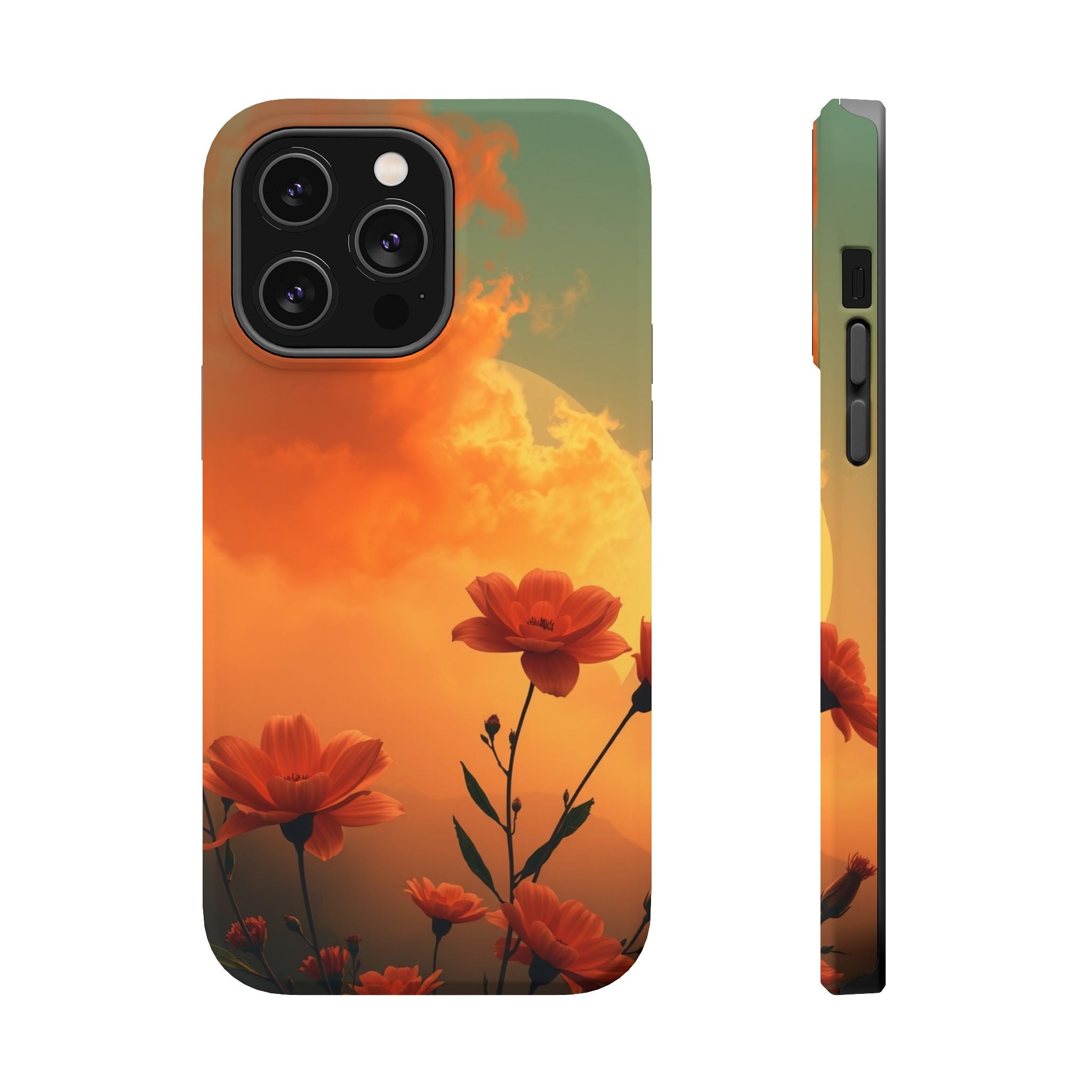 iPhone Floral Ombre Enchanted Art Bold Modern Everyday Snap Case · iPhone Case