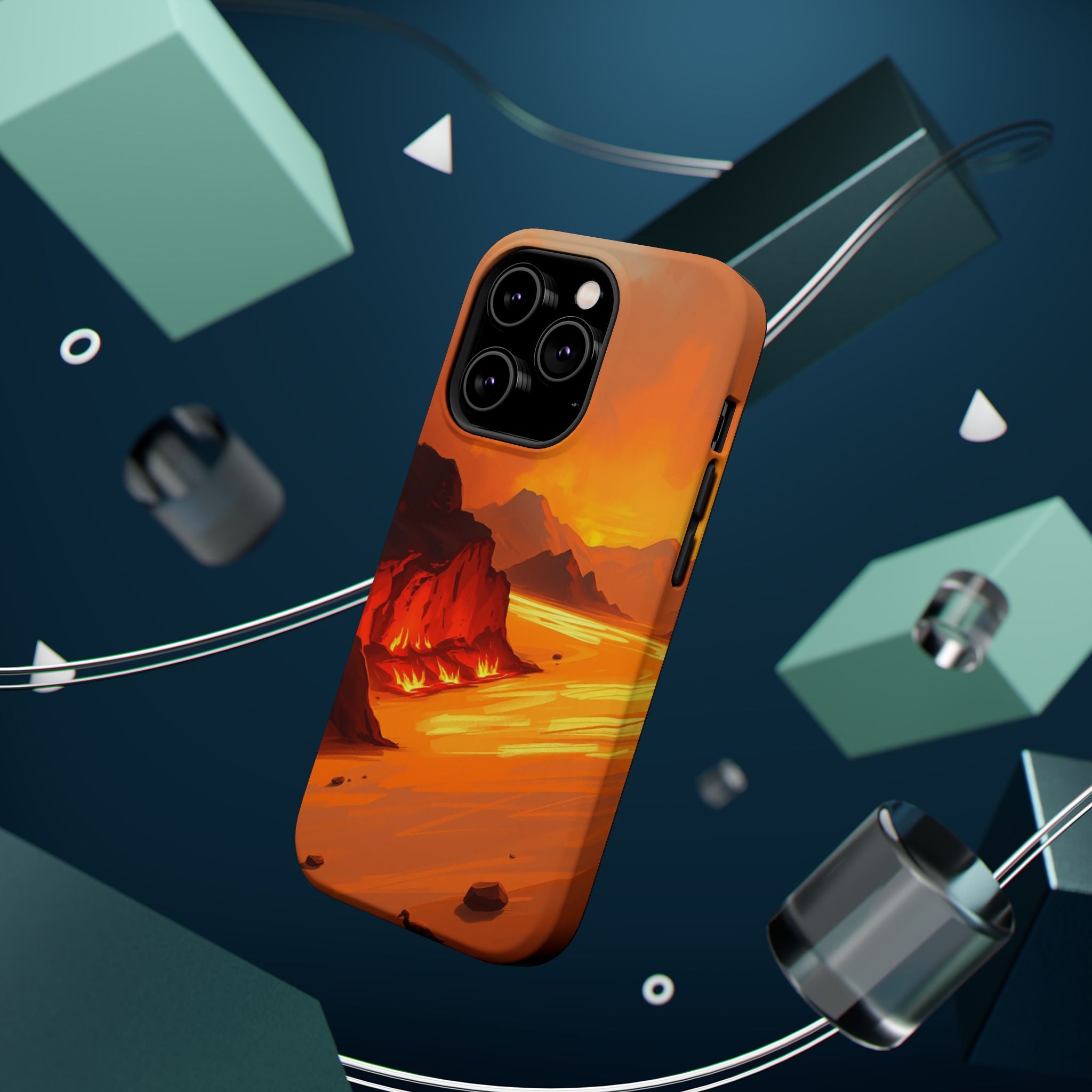 iPhone Burnt Orange And Sand Wildfire Glow Slim iPhone Everyday · iPhone Case