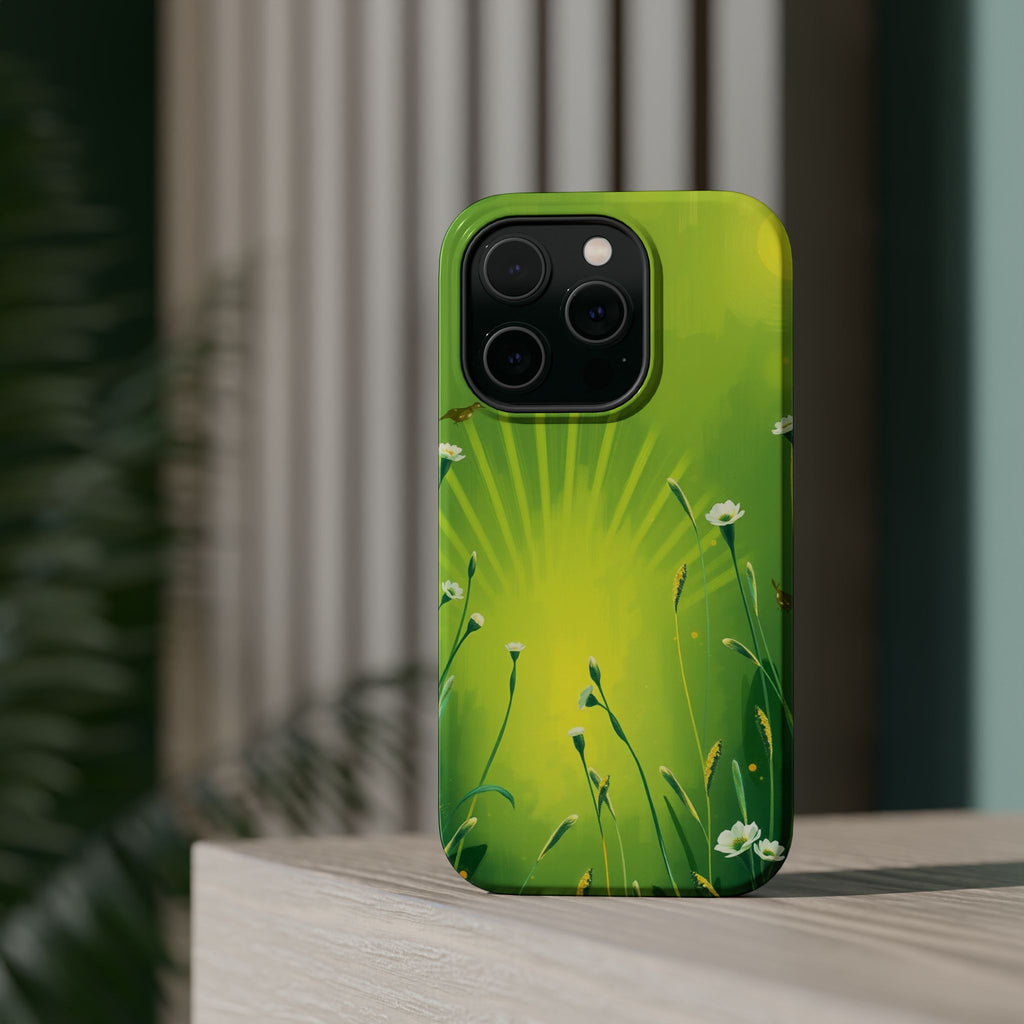 iPhone Spring Meadow Cinematic Art Bold Modern Everyday Snap Case · iPhone Case