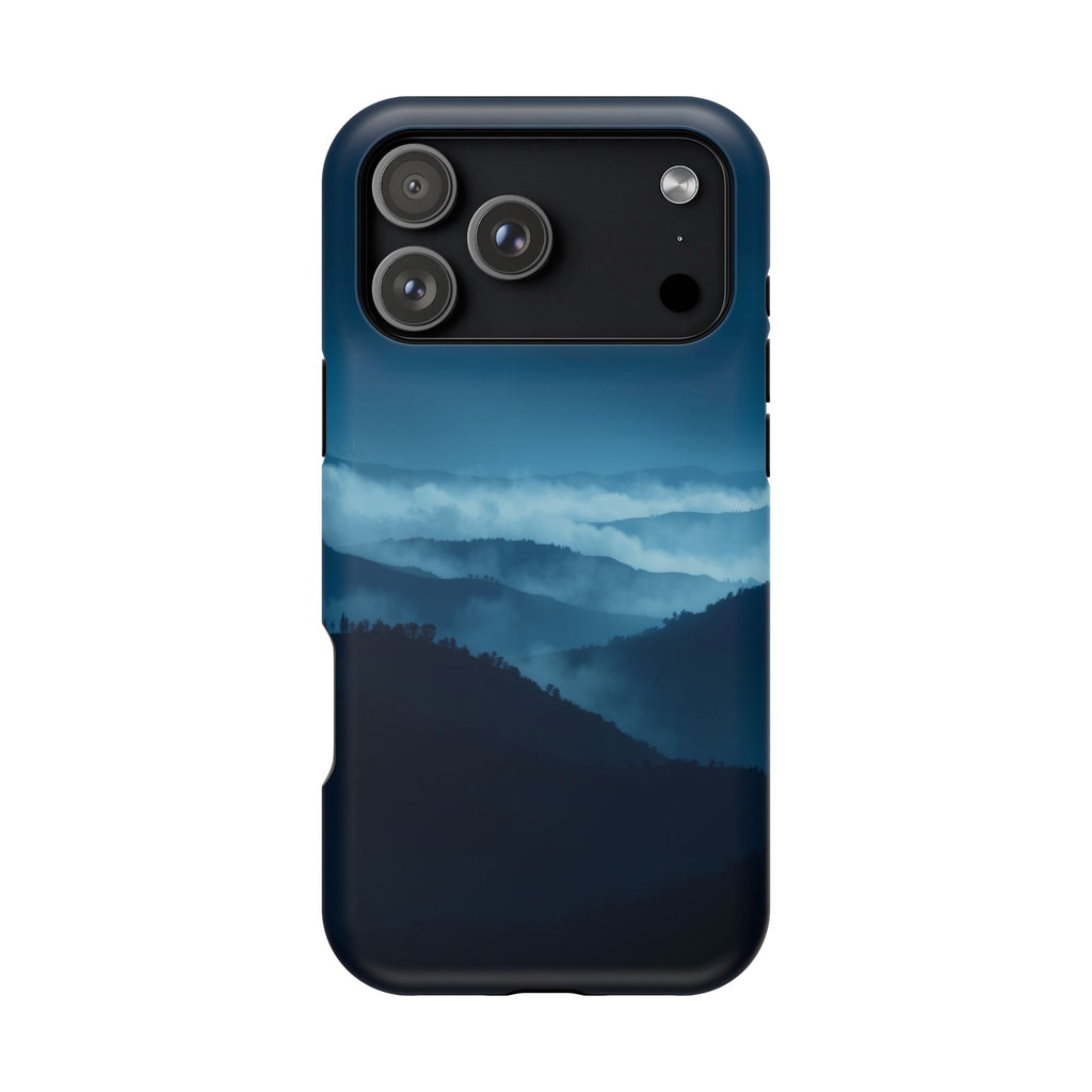iPhone Earthy Fog Rolling Over Hills Design Slim iPhone Everyday · iPhone Case