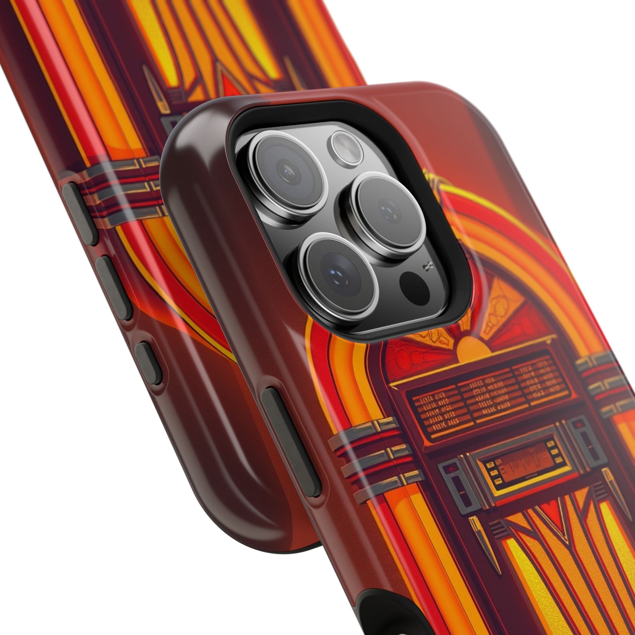 iPhone Jukebox Glow Pop Art Bold Bold Modern Everyday Snap Case · iPhone Case