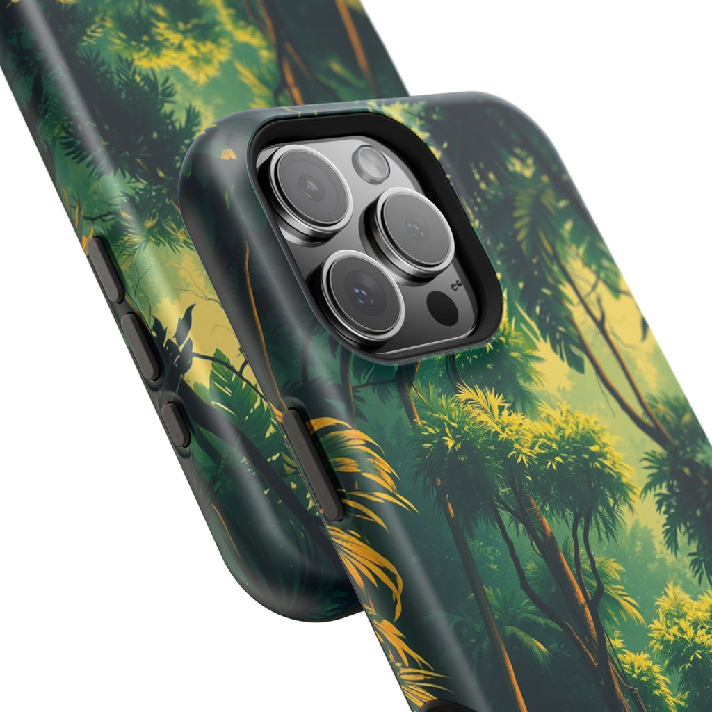 iPhone Rainforest Canopy Vintage Retro Poster Slim iPhone Everyday · iPhone Case