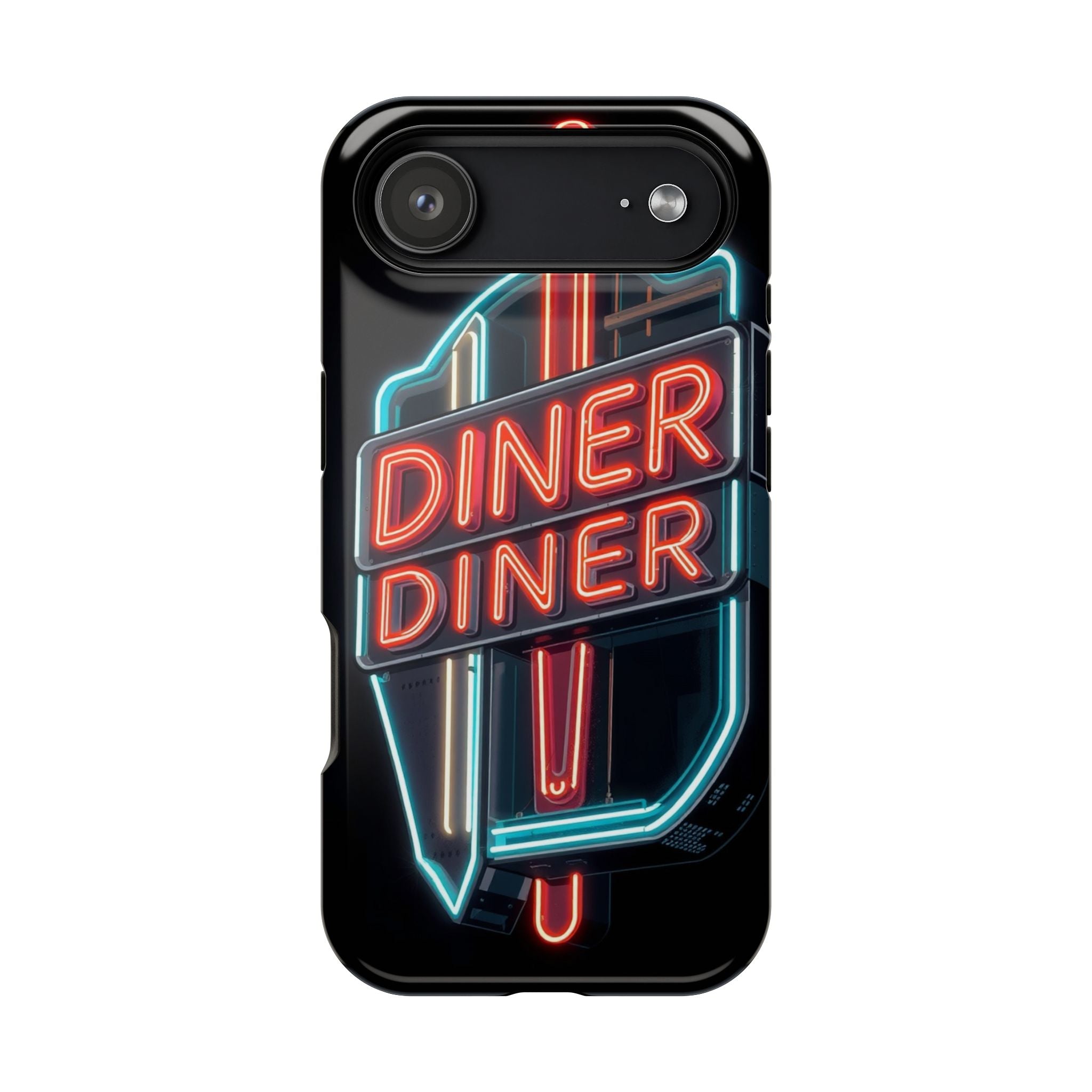 iPhone Neon Diner Sign Electric Art Slim Everyday Designer Case · iPhone Case