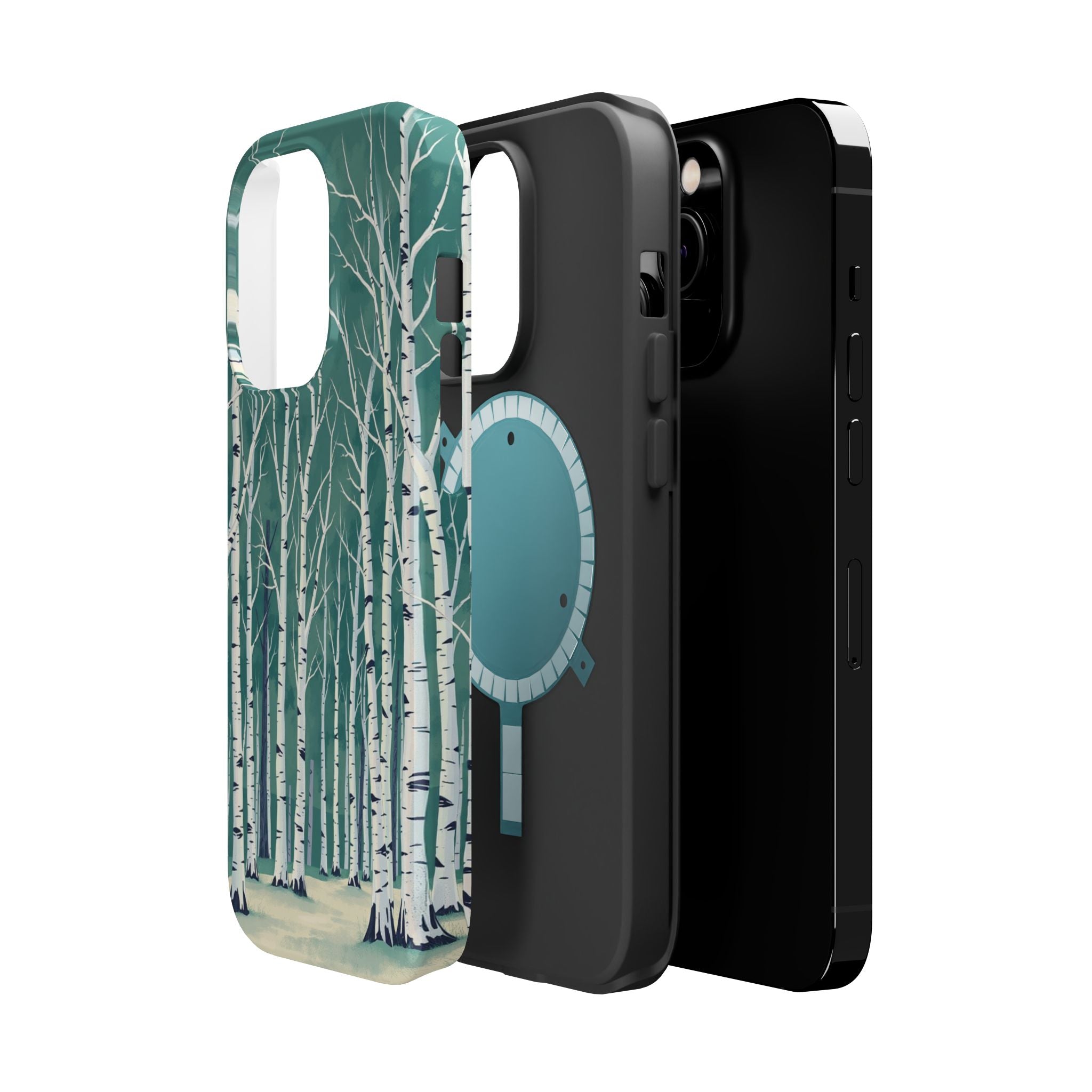 iPhone Sage And Ivory Birch Grove Bold Modern Everyday Snap Case · iPhone Case
