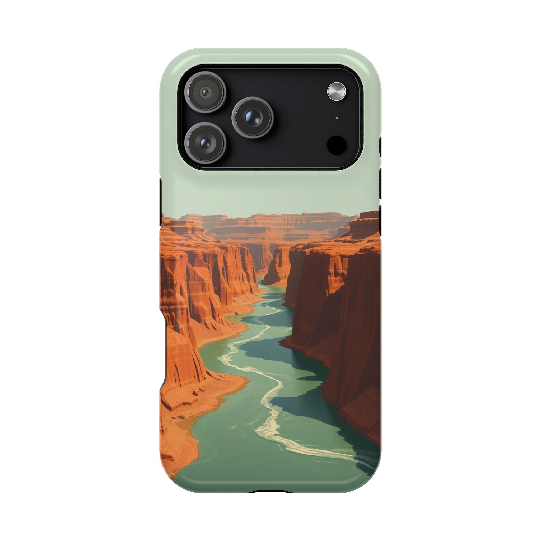 iPhone Burnt Orange And Sand River Canyon Slim iPhone Everyday Designer · iPhone