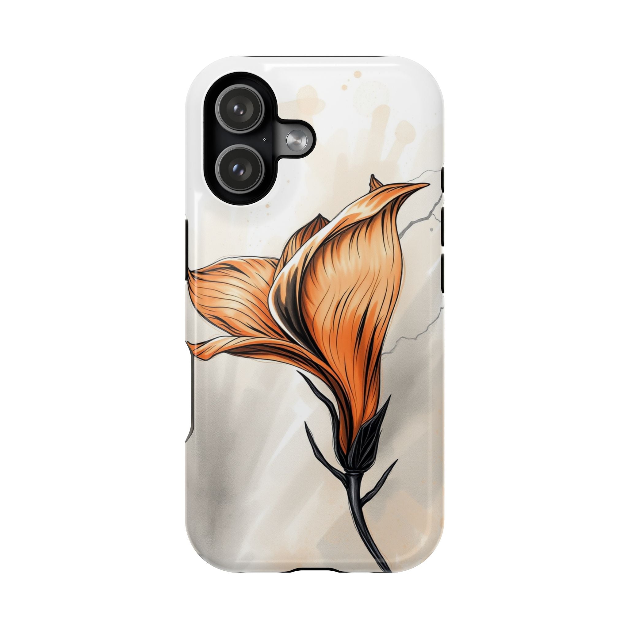 iPhone Dreamy Petal Storm Design Bold Modern Everyday Snap Case · iPhone Case