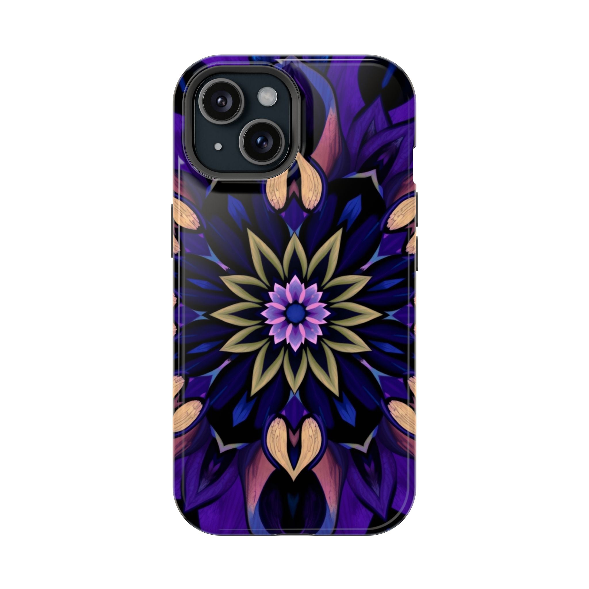 iPhone Floral Mandala Mystic Art Bold Modern Everyday Snap Case · iPhone Case