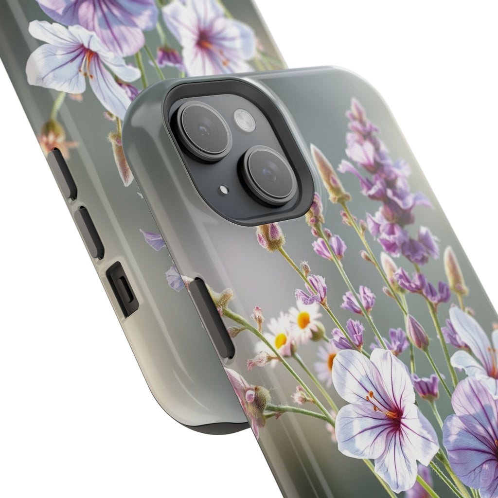 iPhone Wildflower Bunch Enchanted Art Slim Everyday Designer Case · iPhone Case