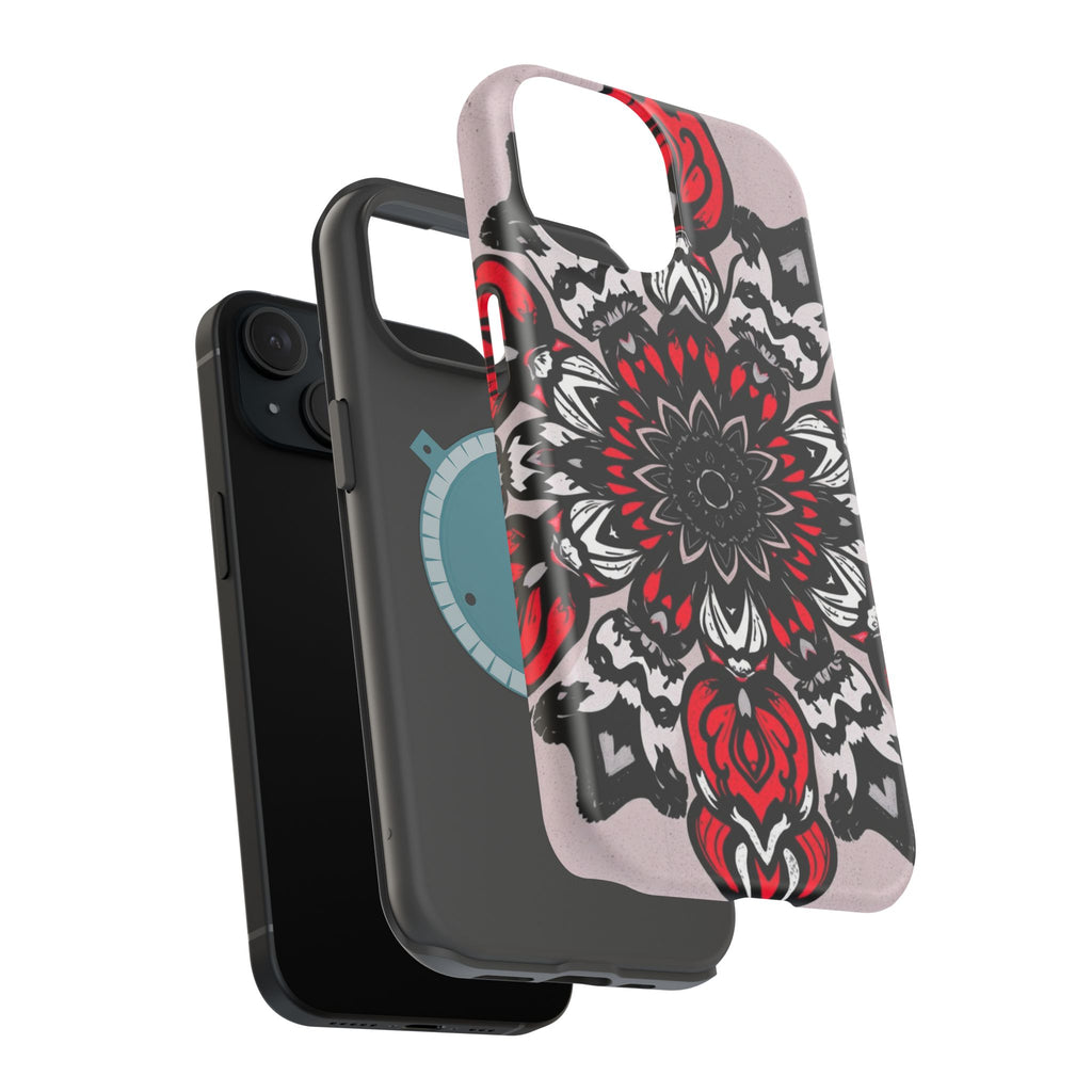 iPhone Floral Mandala Bold Art Slim Everyday Designer Case · iPhone Case