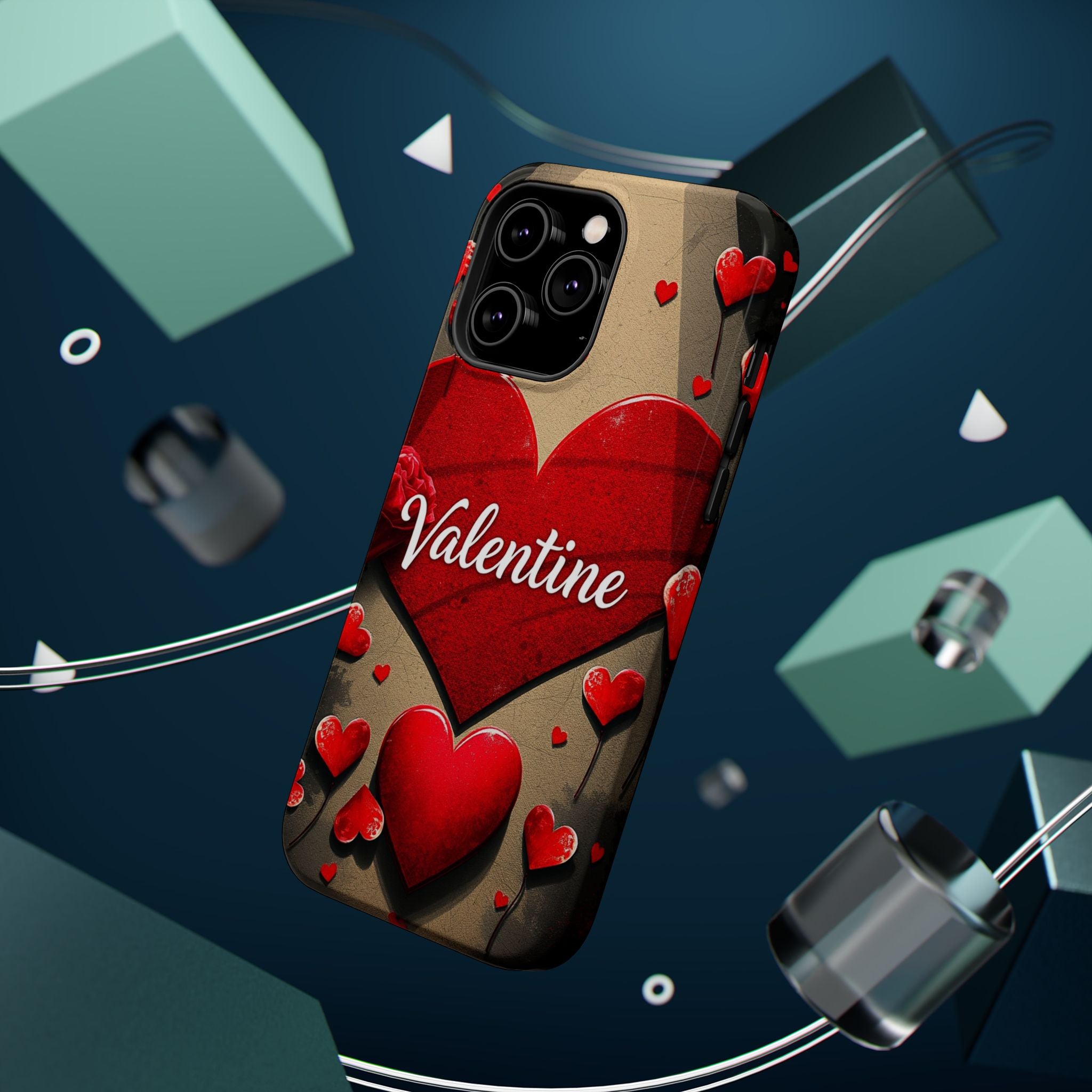 iPhone Serene Vintage Valentine Card Design Slim Everyday Designer Case · iPhone