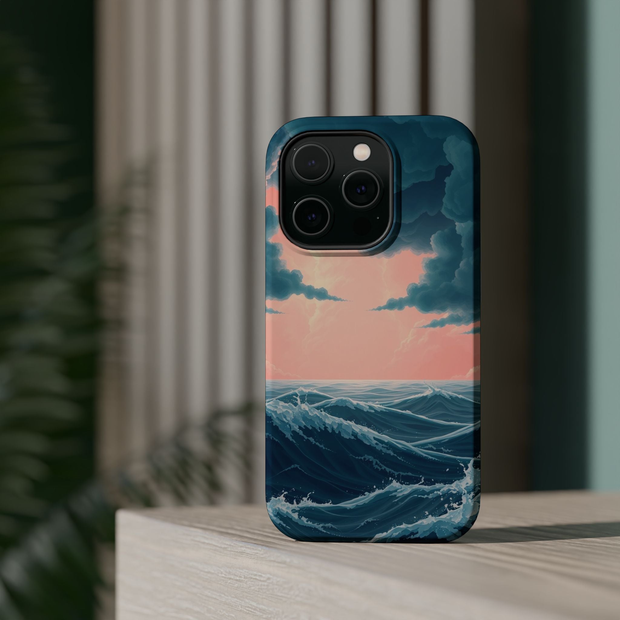 iPhone Storm at Sea 3D Digital Slim Everyday Designer Case · iPhone Case