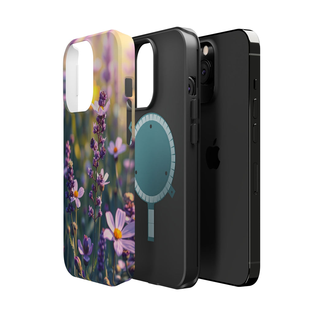 iPhone Lavender And Pearl Wildflower Field Slim iPhone Everyday · iPhone Case