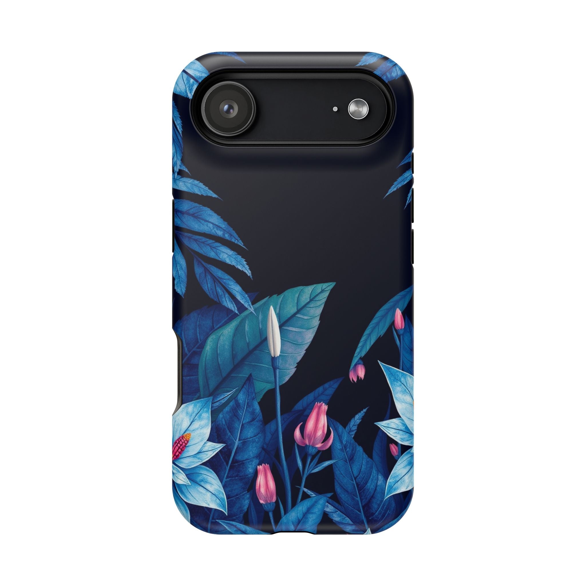 iPhone Serene Jungle Floral Design Clean Minimal Snap Cas Slim Snap Case · iPhon