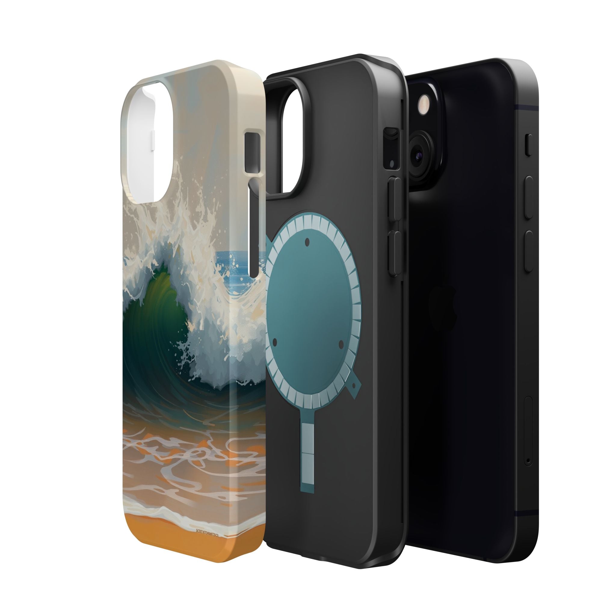 iPhone Radiant Ocean Wave Crash Design Slim Everyday Designer Case · iPhone Case