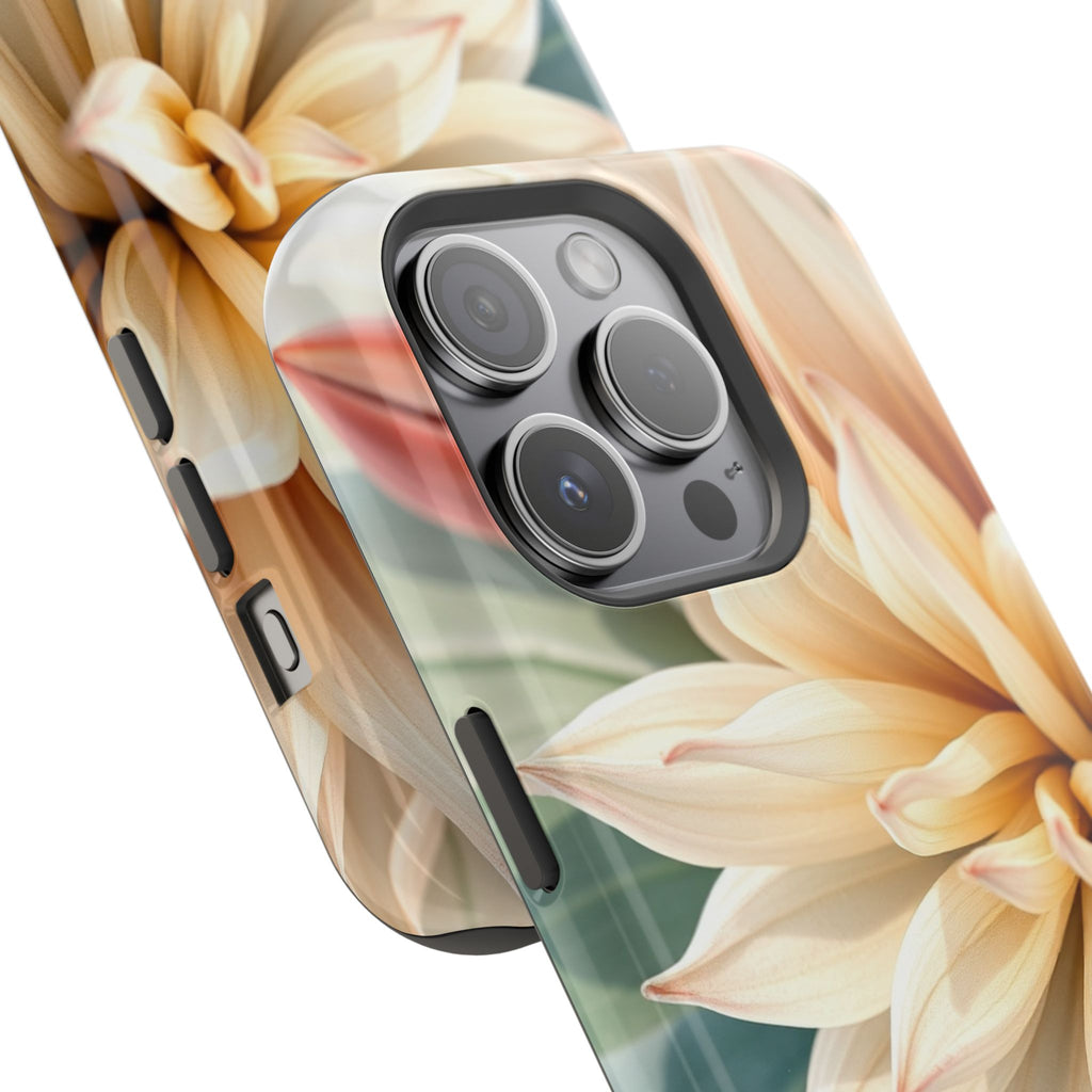 iPhone Neon Floral Radiant Design Clean Minimal Snap Case · iPhone Case