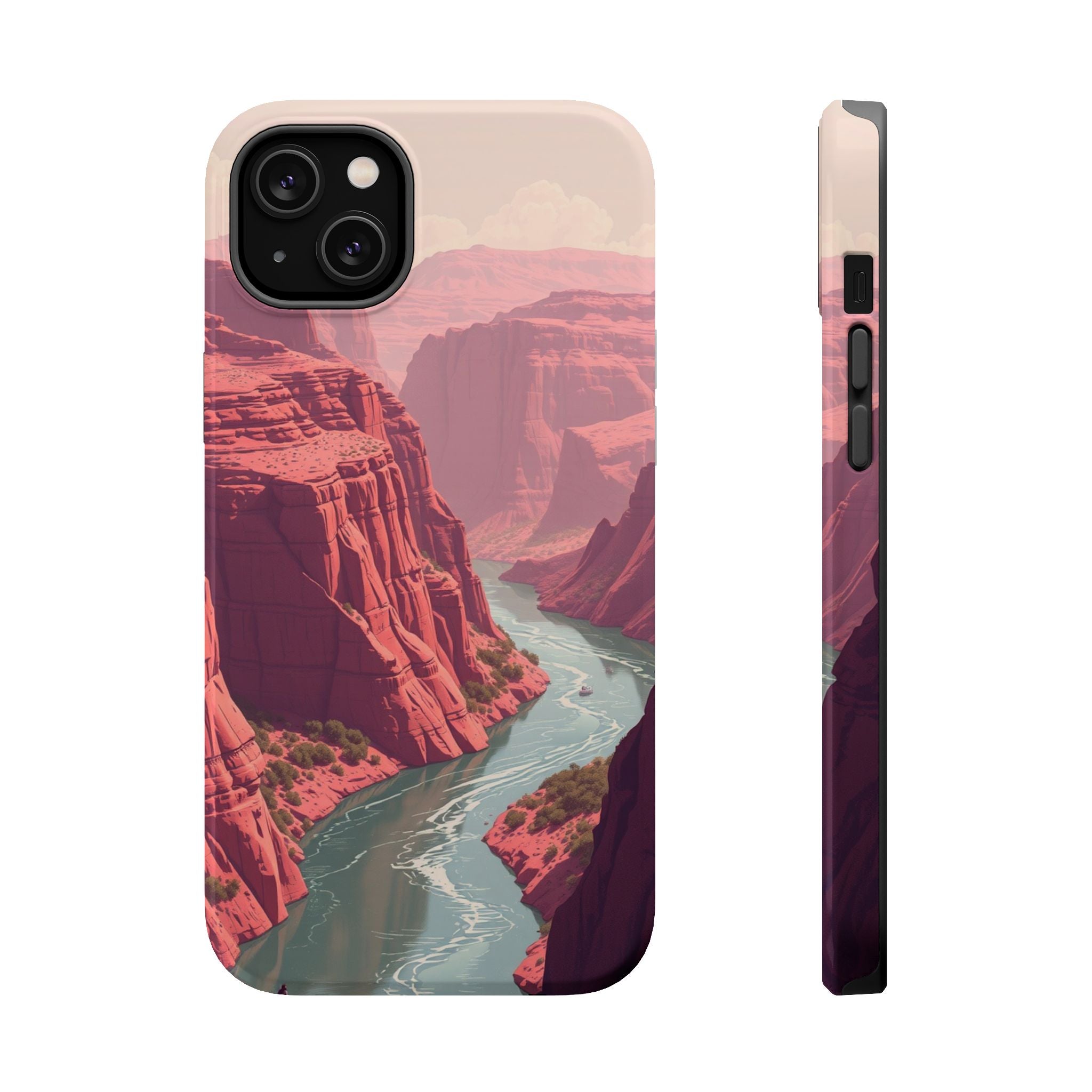 iPhone Rose Pink And Cream River Canyon Slim Everyday iPhone Designer · iPhone C