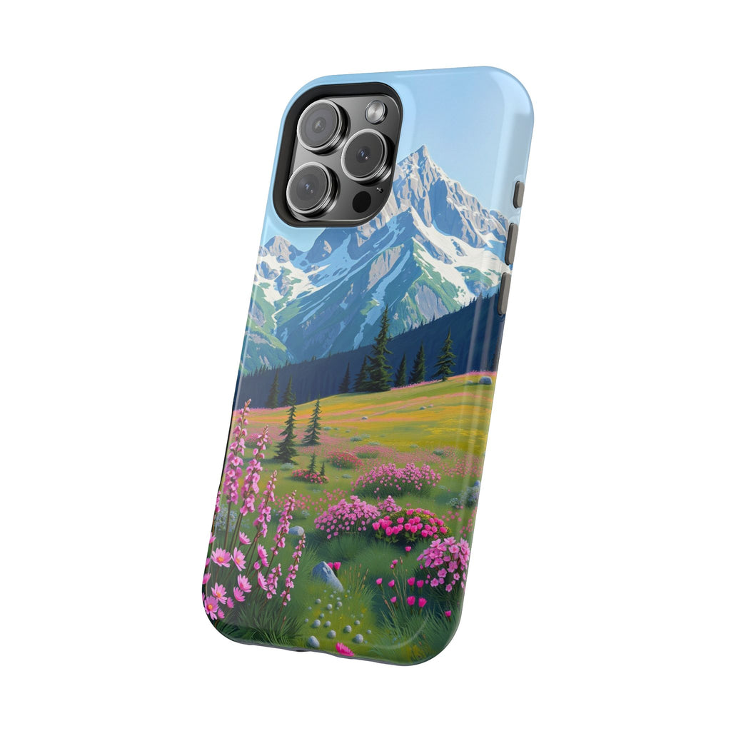 iPhone Earthy Alpine Meadow Design Bold Modern Everyday Snap Case · iPhone Case