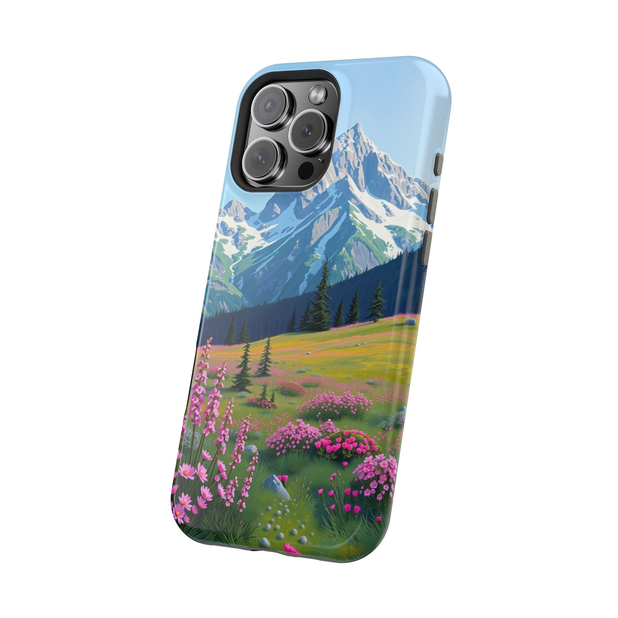 iPhone Earthy Alpine Meadow Design Bold Modern Everyday Snap Case · iPhone Case