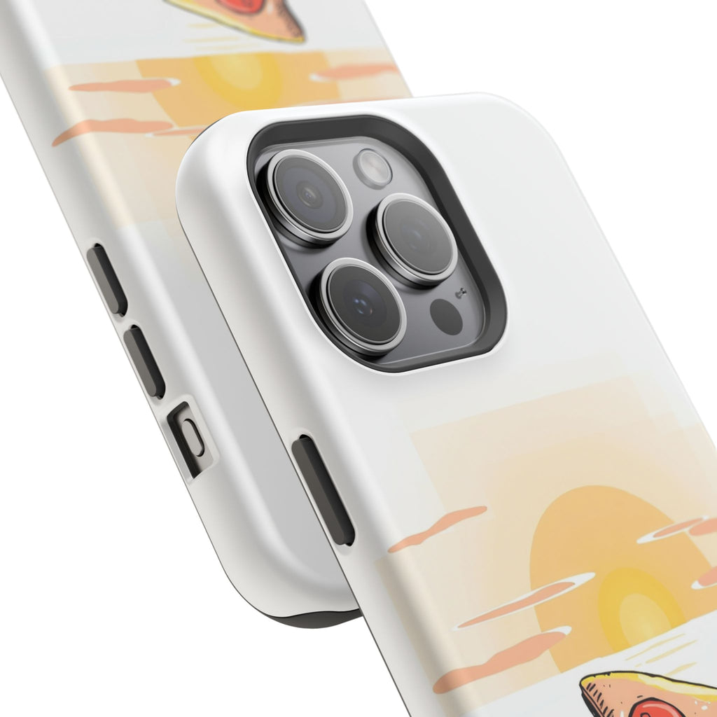 iPhone Earthy Pizza Slice Sunset Design Slim Everyday Designer Case · iPhone Cas