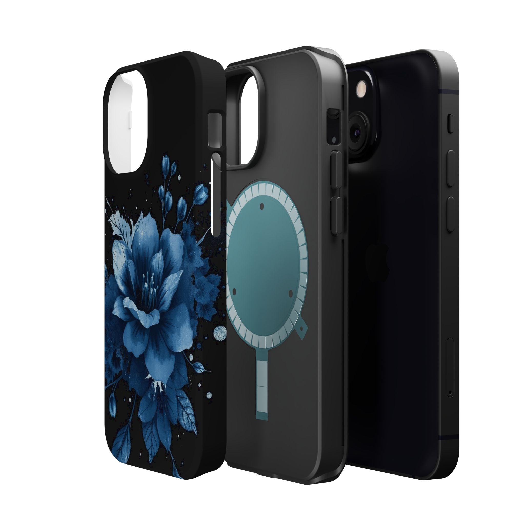iPhone Serene Floral Watercolor Splash Design Slim Everyday Designer · iPhone Ca